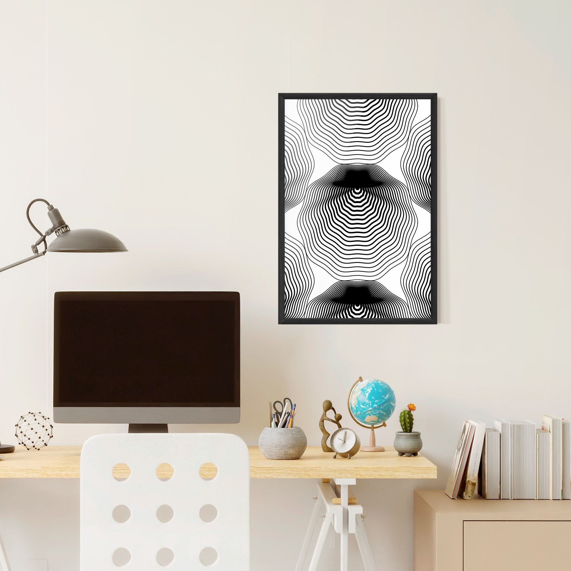 Black Line Art mockup 6