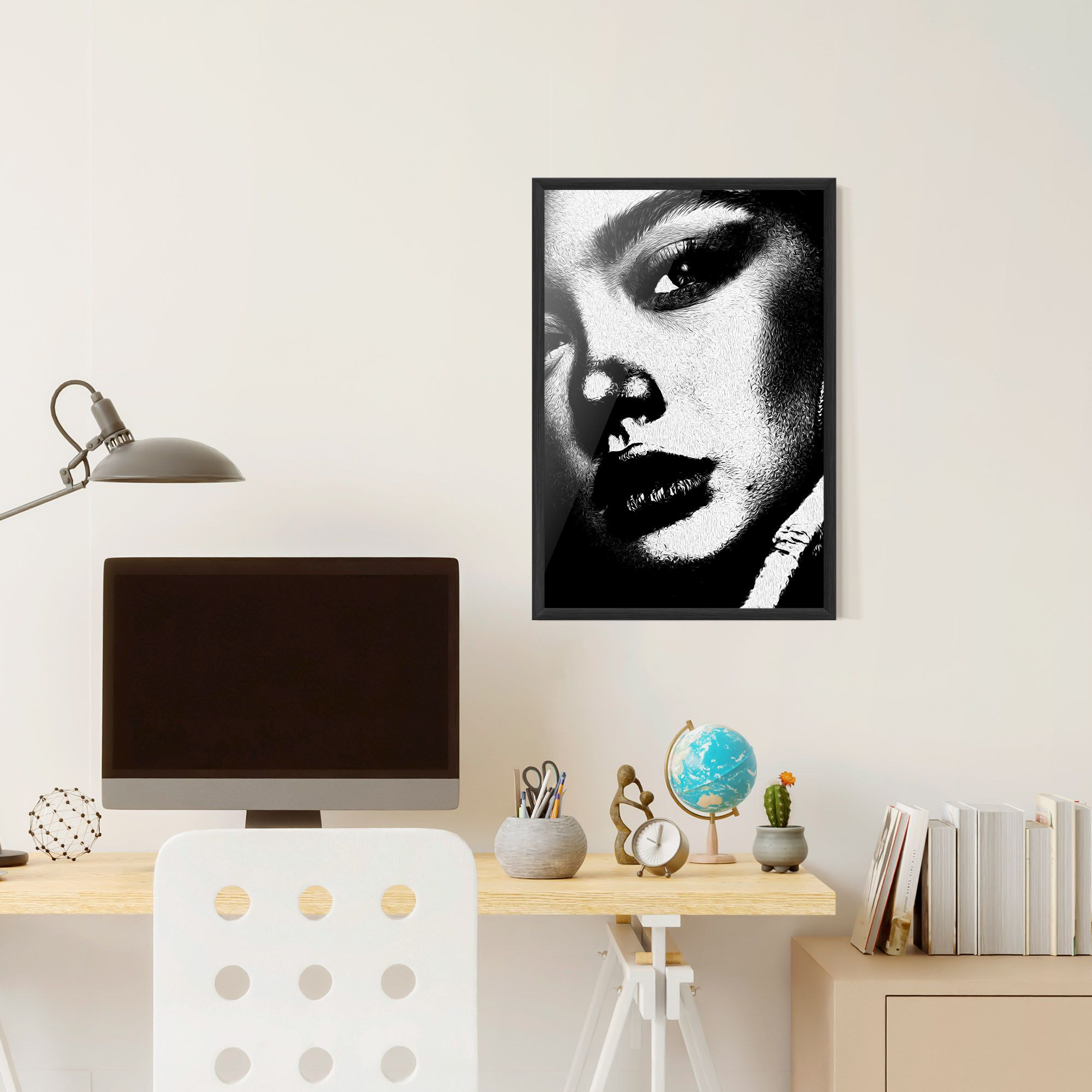 White Light Face mockup 6