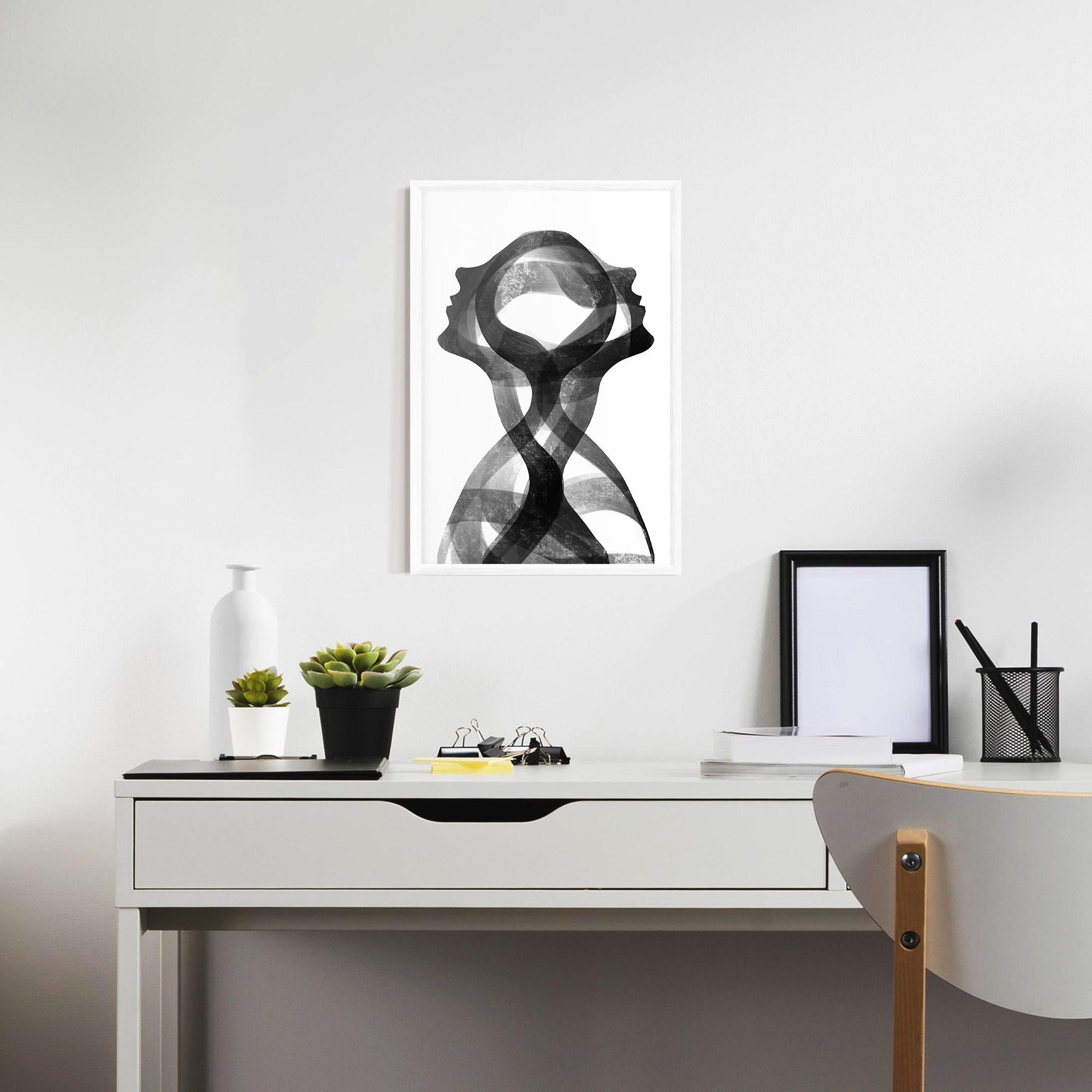 Poster Înrămat Human Conection mockup 7