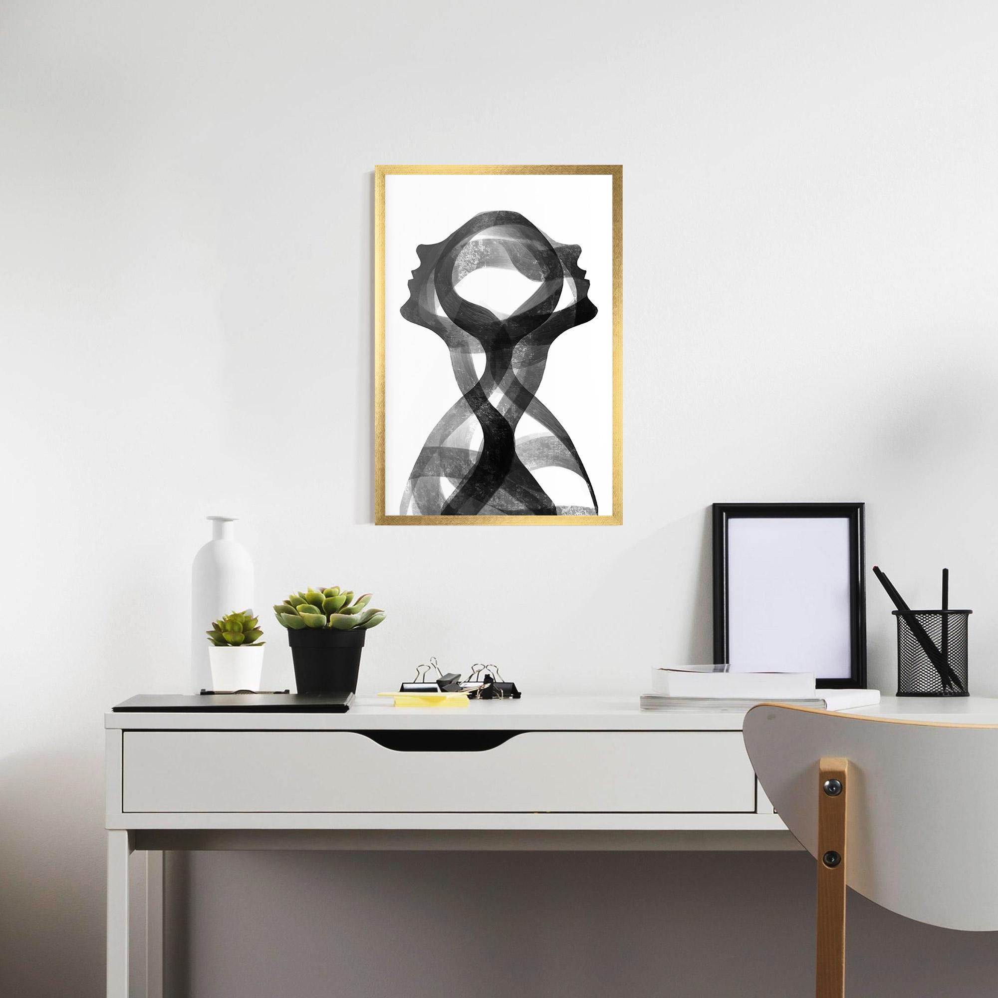 Poster Înrămat Human Conection mockup 7