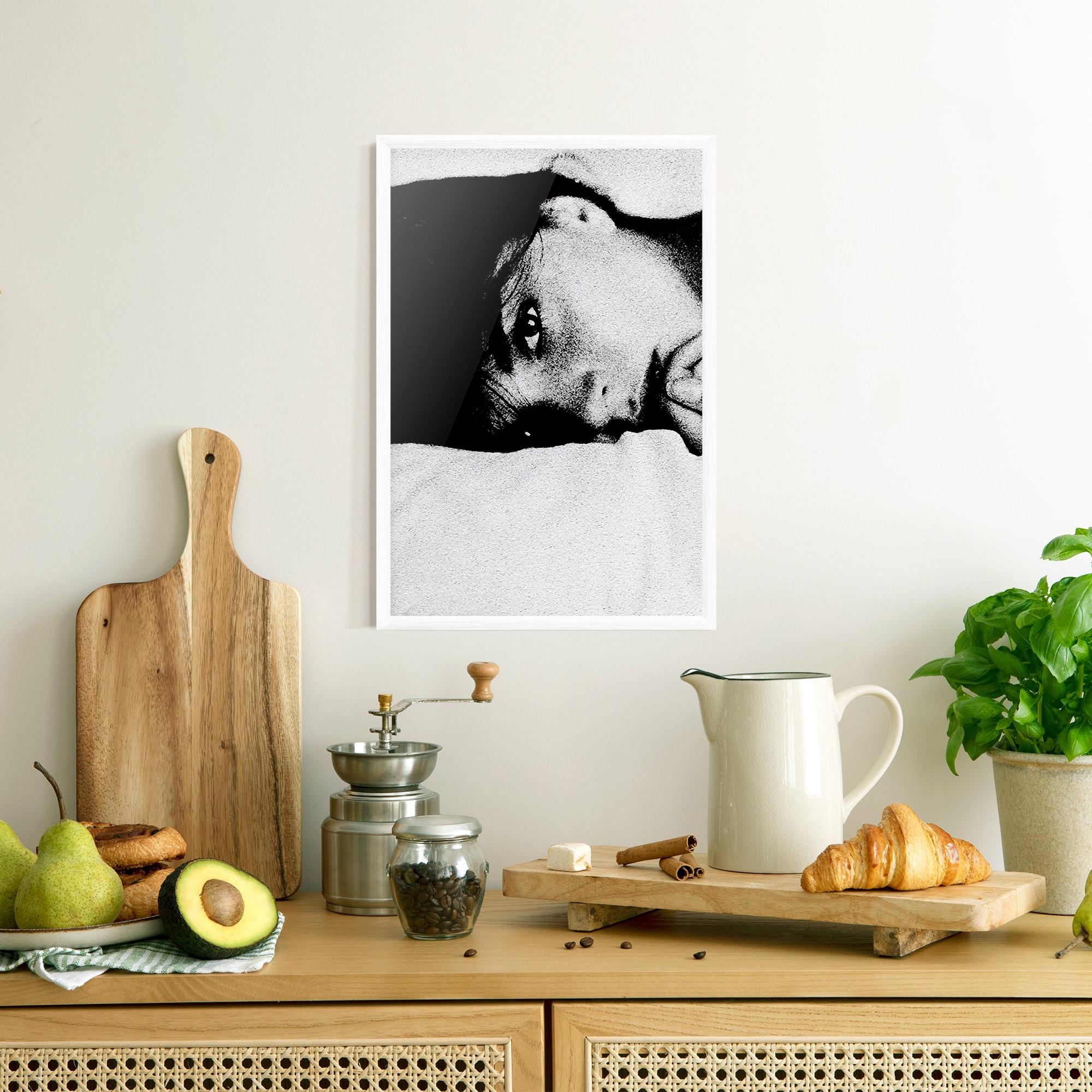 Poster Înrămat Eye Contact mockup 8