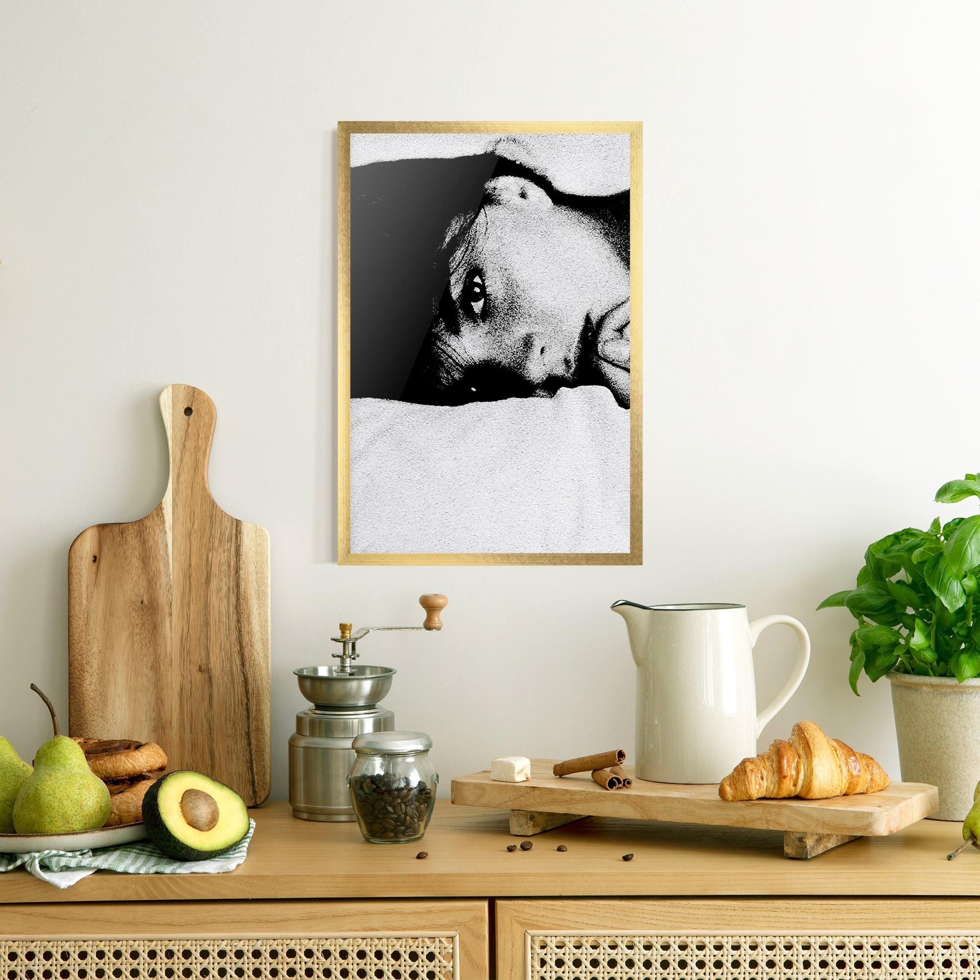 Poster Înrămat Eye Contact mockup 8