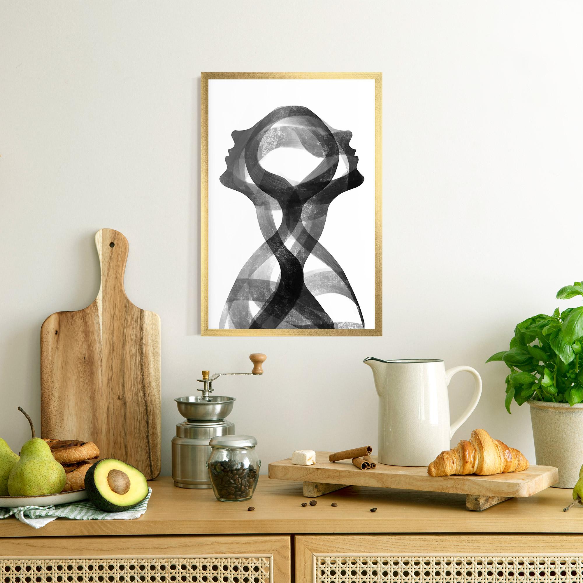 Poster Înrămat Human Conection mockup 8