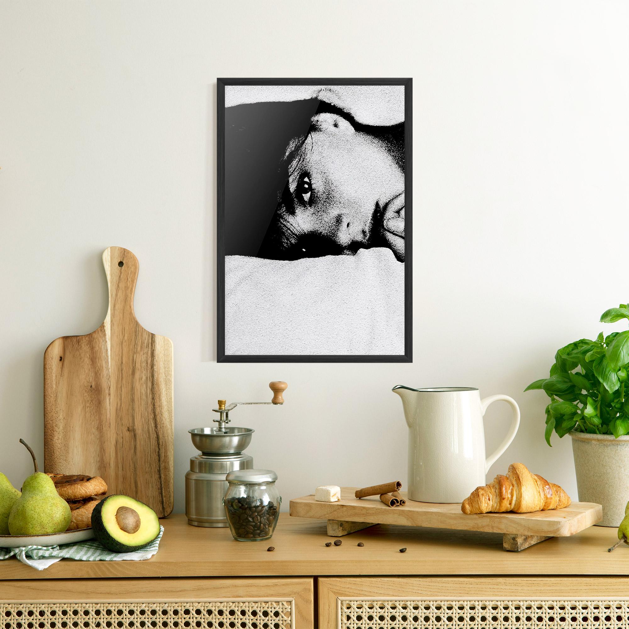 Poster Înrămat Eye Contact mockup 8