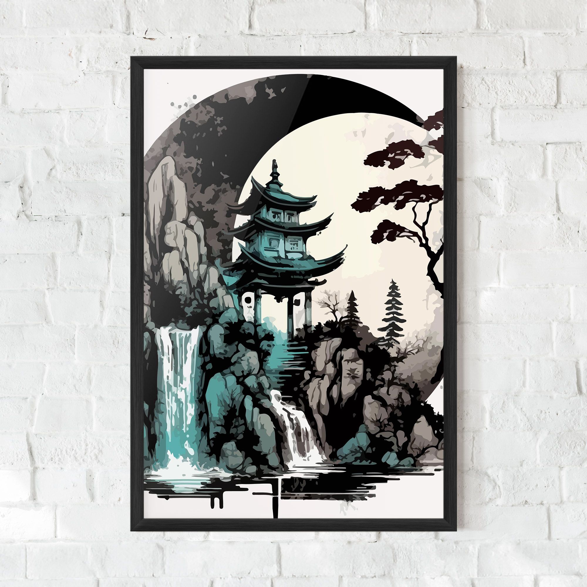 Blue Temple Art mockup 0