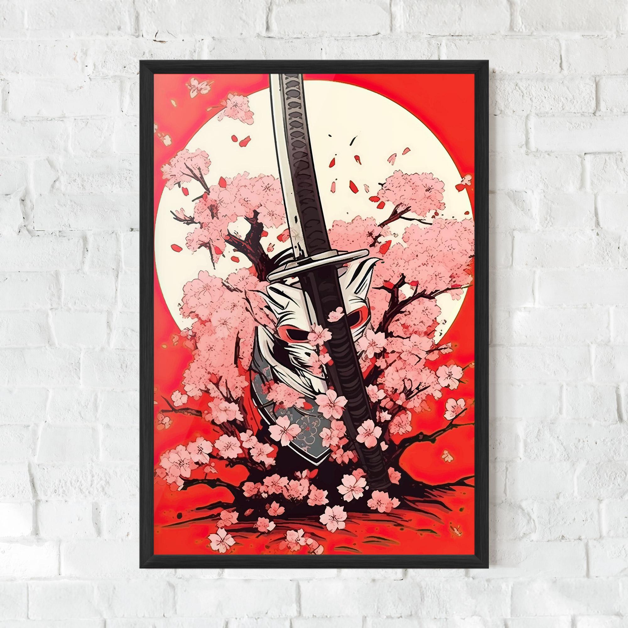 Poster Înrămat Katana Art mockup 0