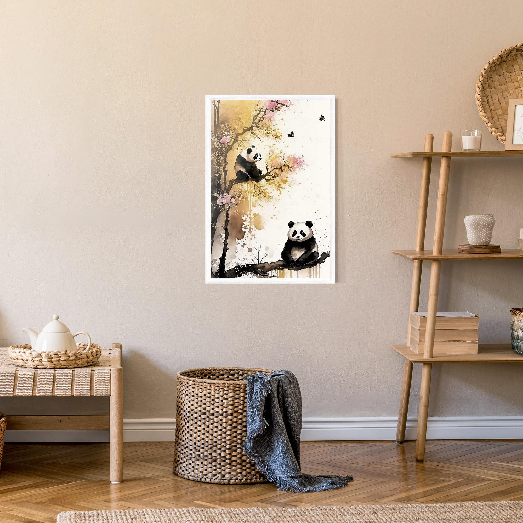Poster Înrămat Panda Asiatic View mockup 9