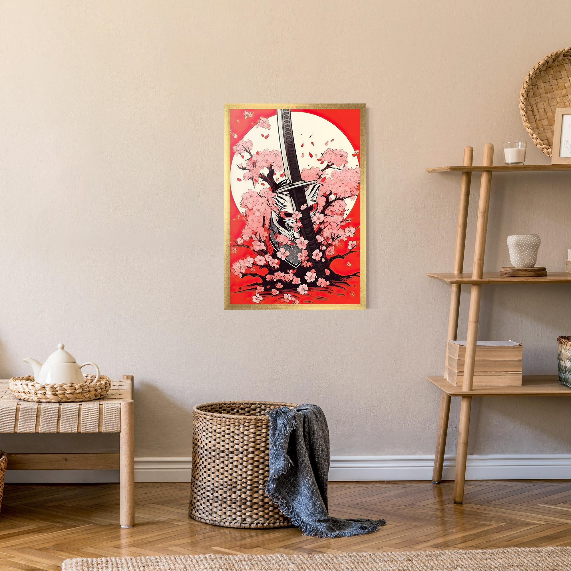 Poster Înrămat Katana Art mockup 9