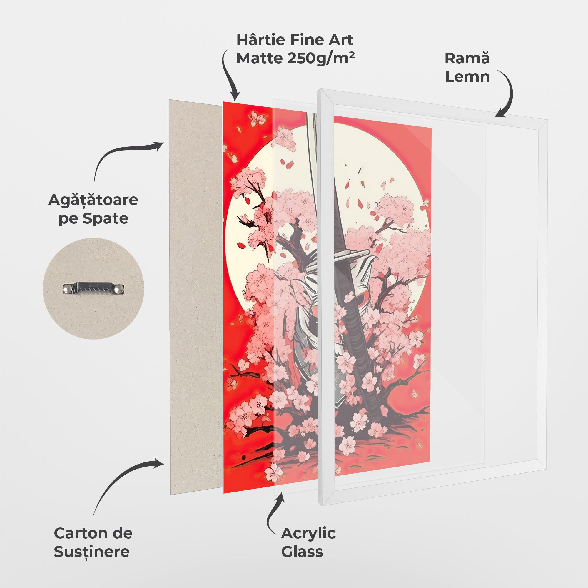 Poster Înrămat Katana Art mockup 1