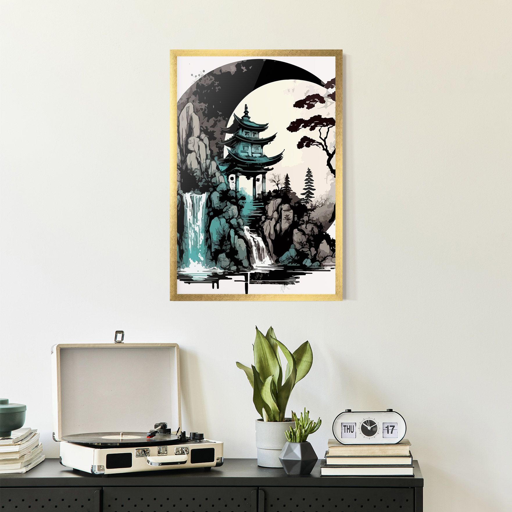 Blue Temple Art mockup 2