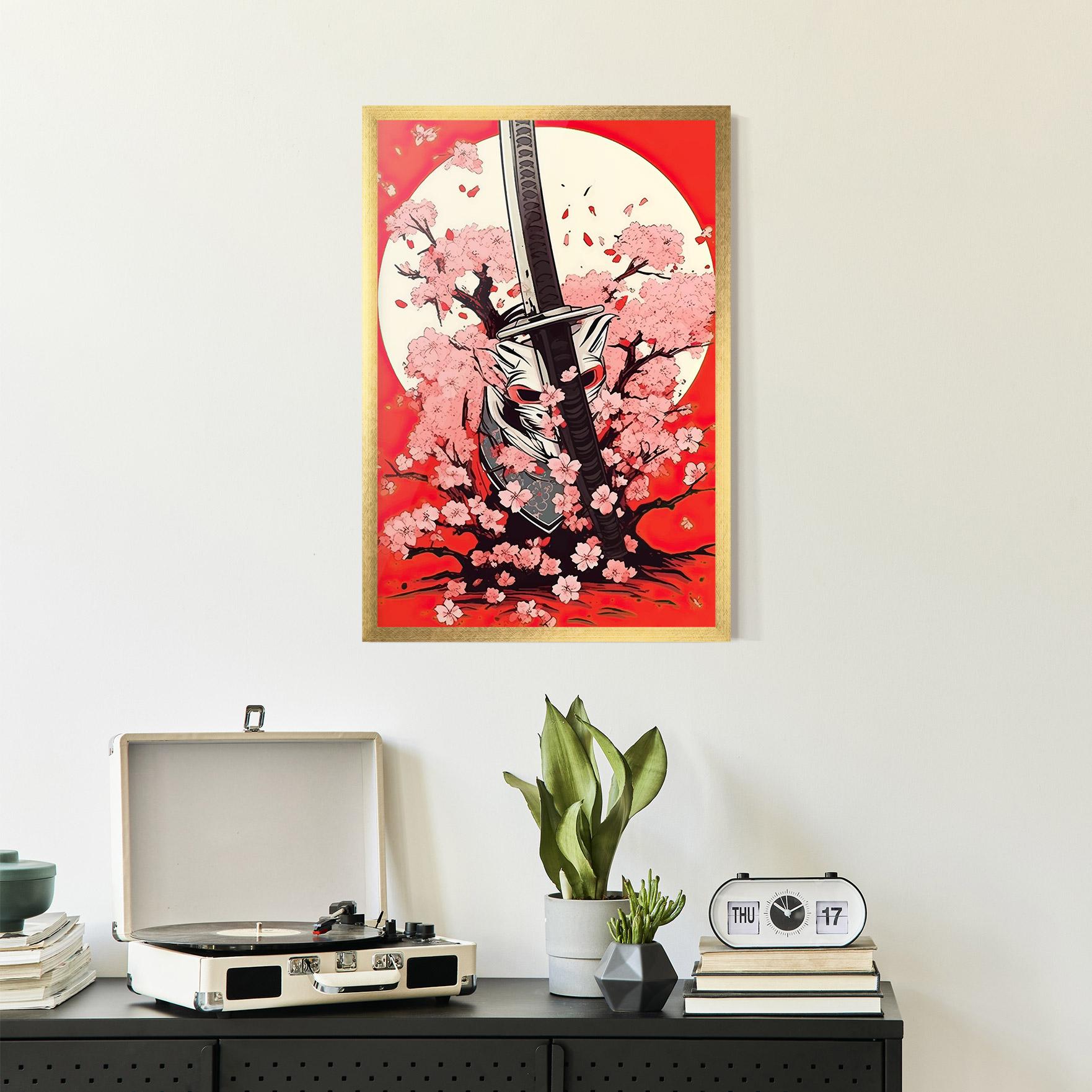 Poster Înrămat Katana Art mockup 2