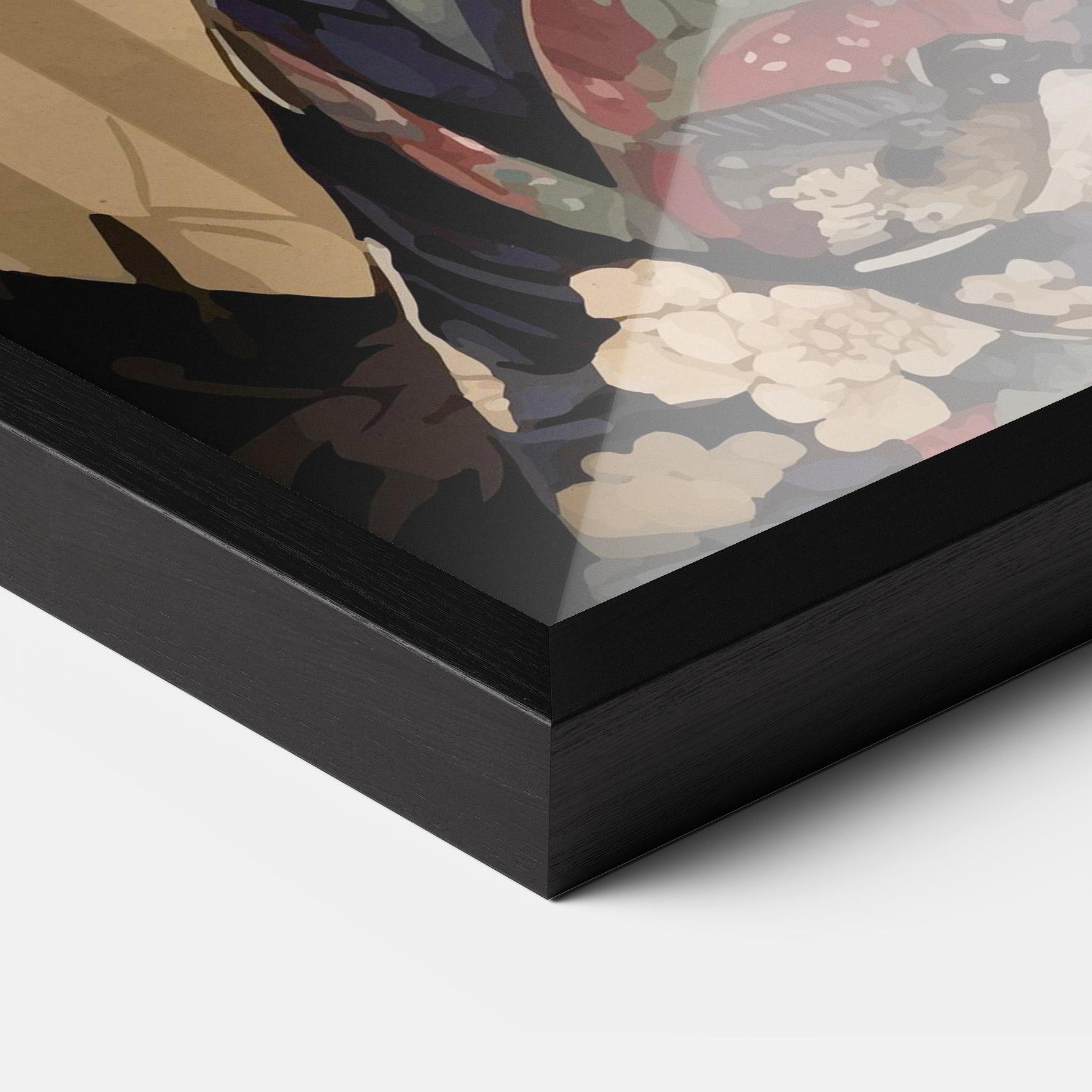 Poster Înrămat Asiatic Lady mockup 3