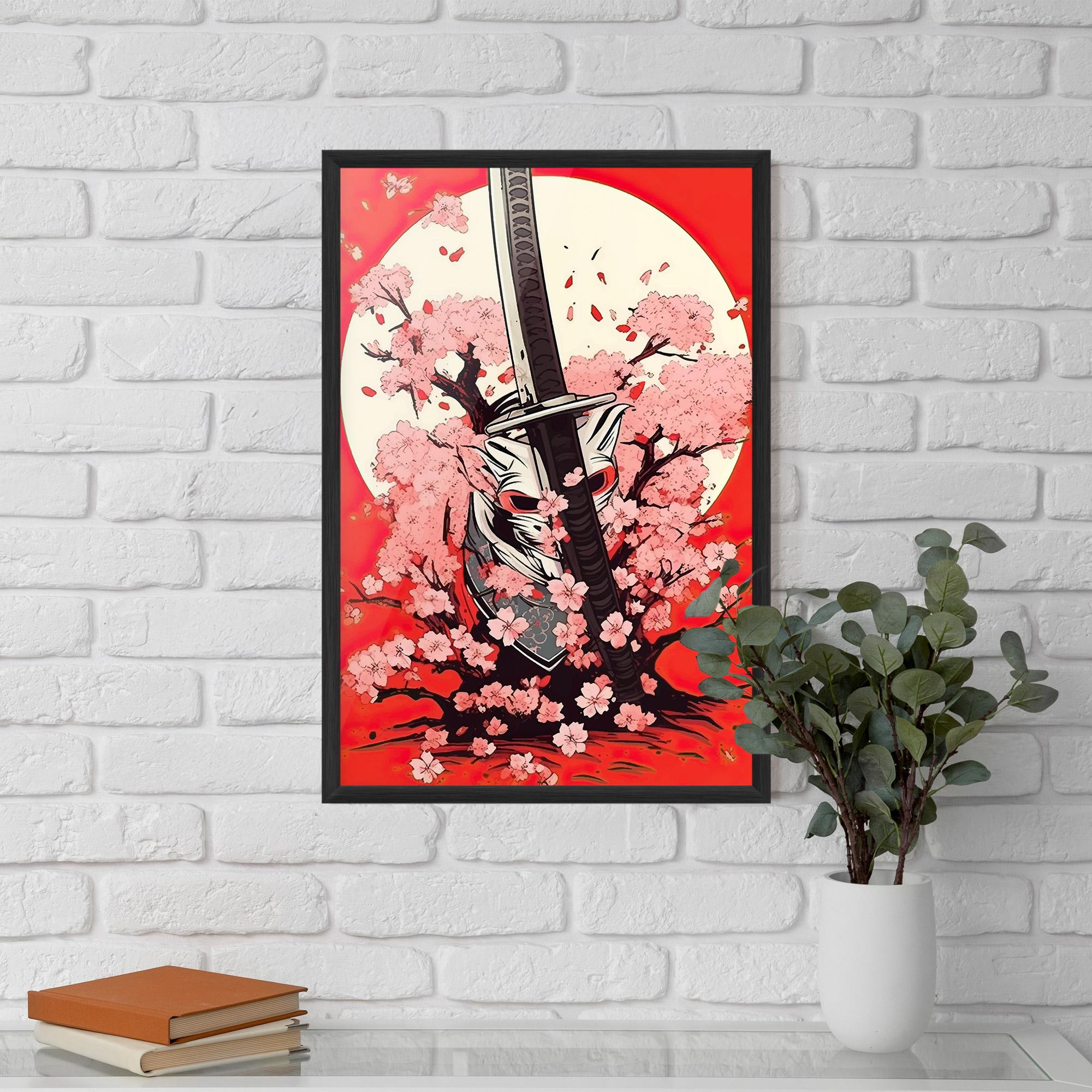Poster Înrămat Katana Art mockup 5