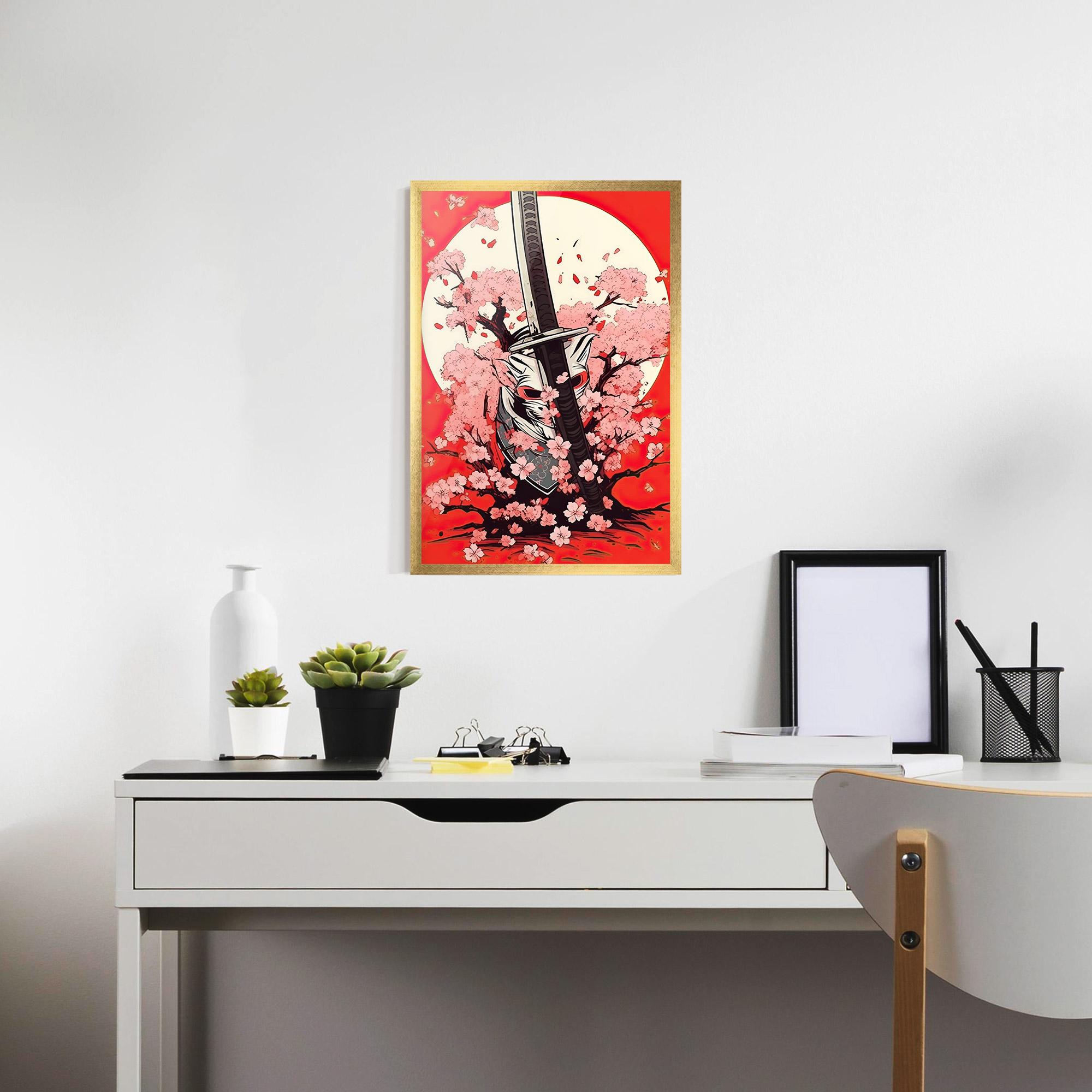 Poster Înrămat Katana Art mockup 7