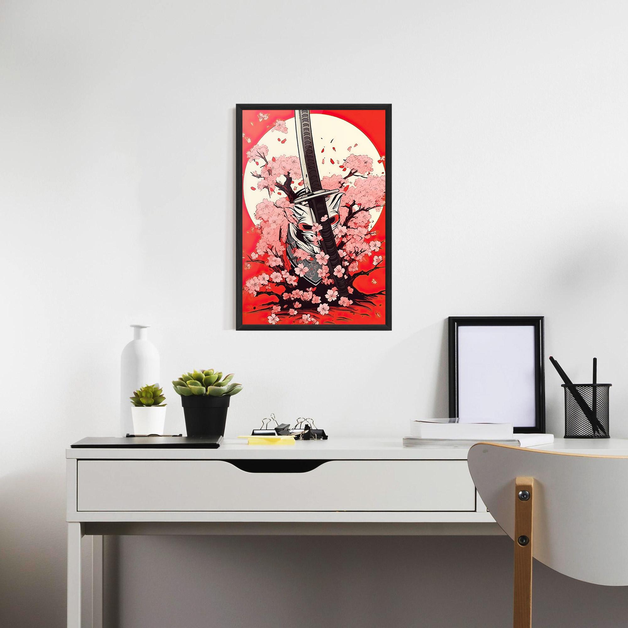 Poster Înrămat Katana Art mockup 7