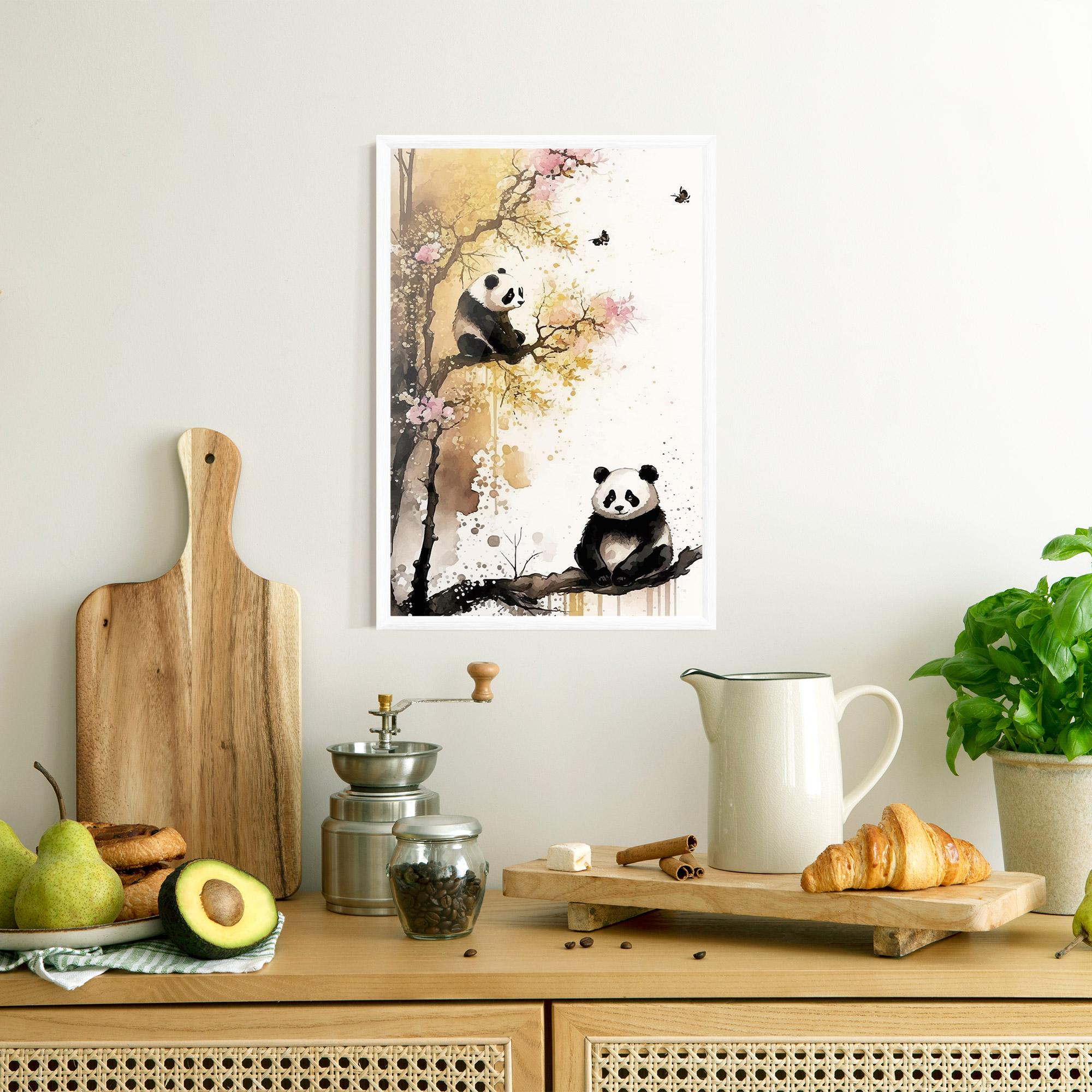 Poster Înrămat Panda Asiatic View mockup 8