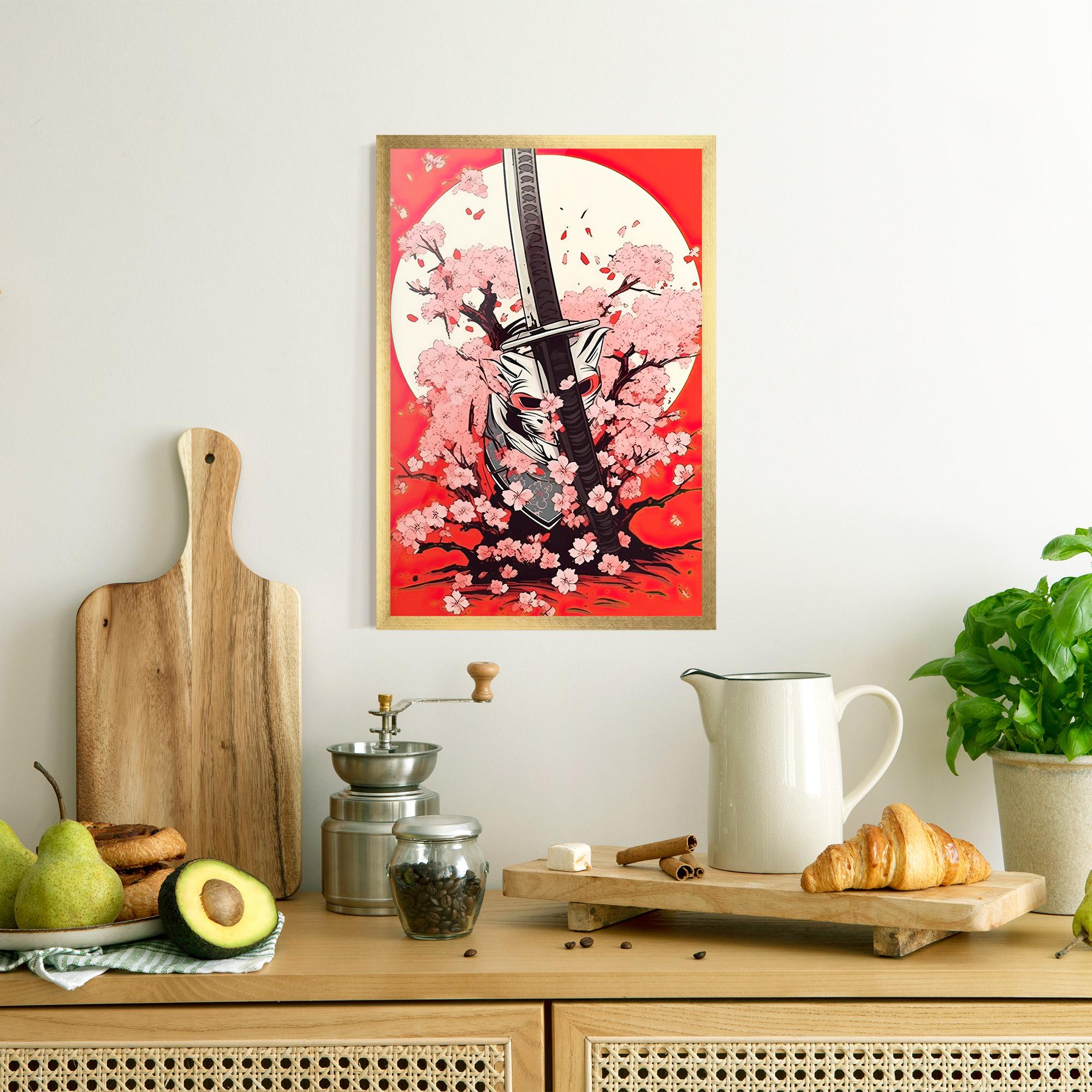 Poster Înrămat Katana Art mockup 8