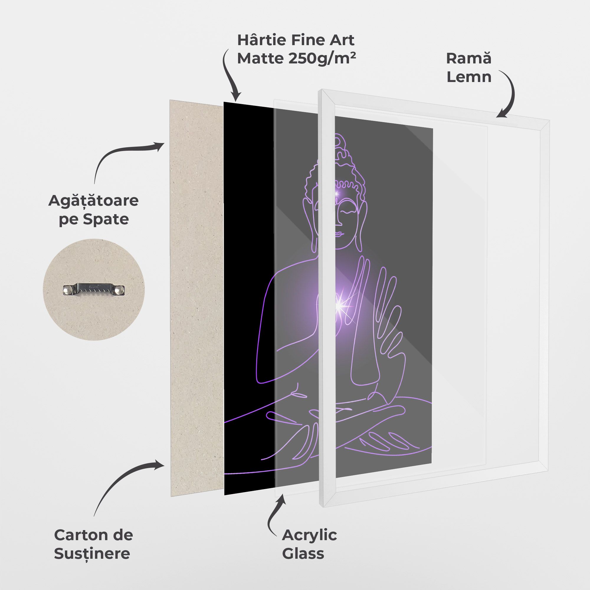 Glowing Buddha mockup 1