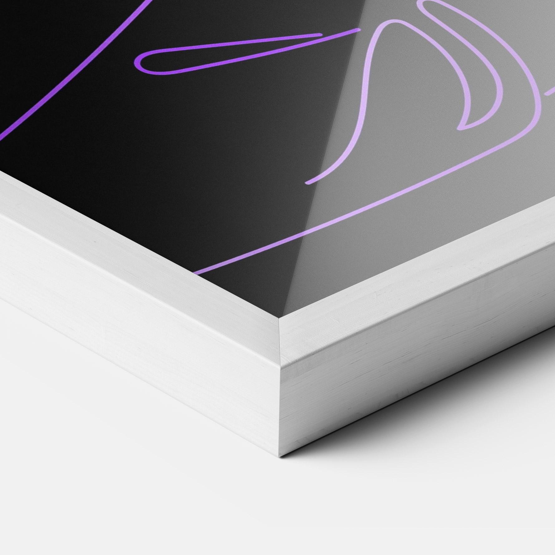 Poster Înrămat Glowing Buddha mockup 3