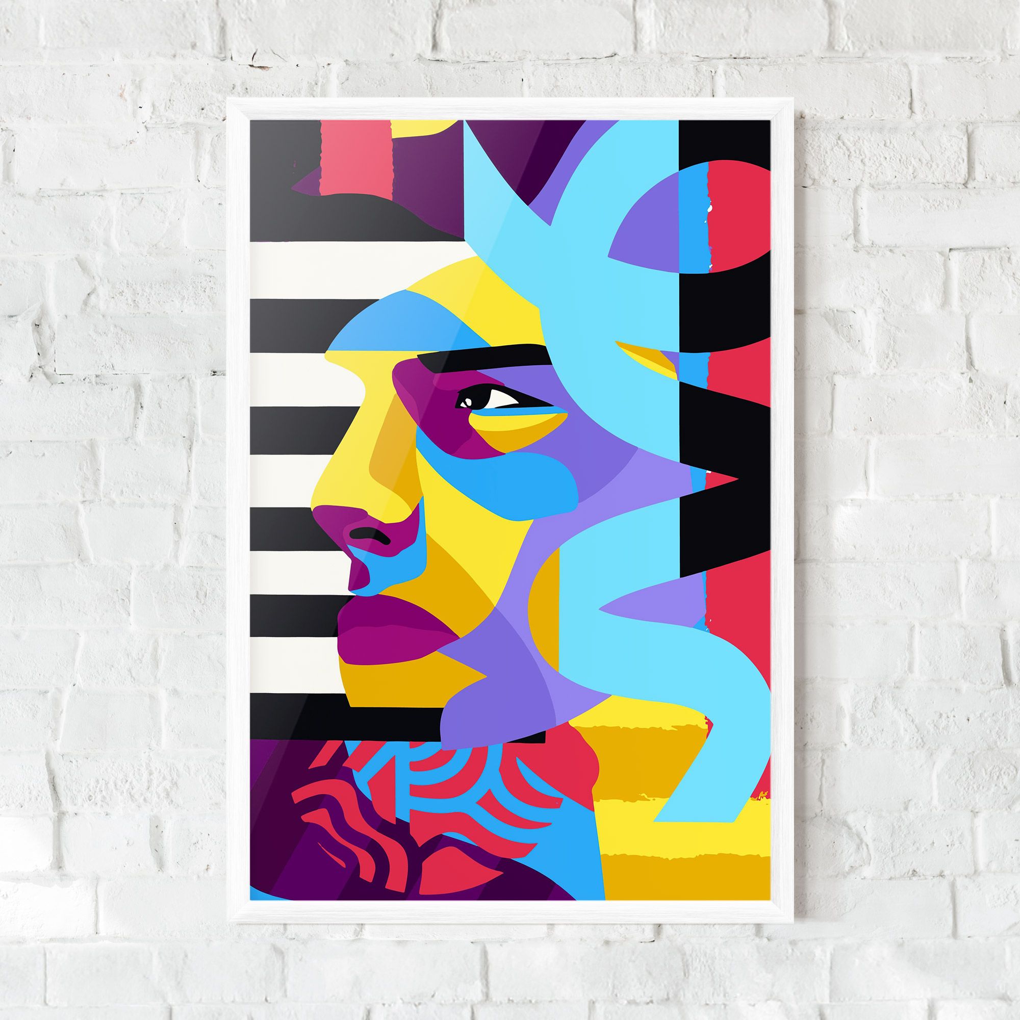 Abstract Male Face mockup 0