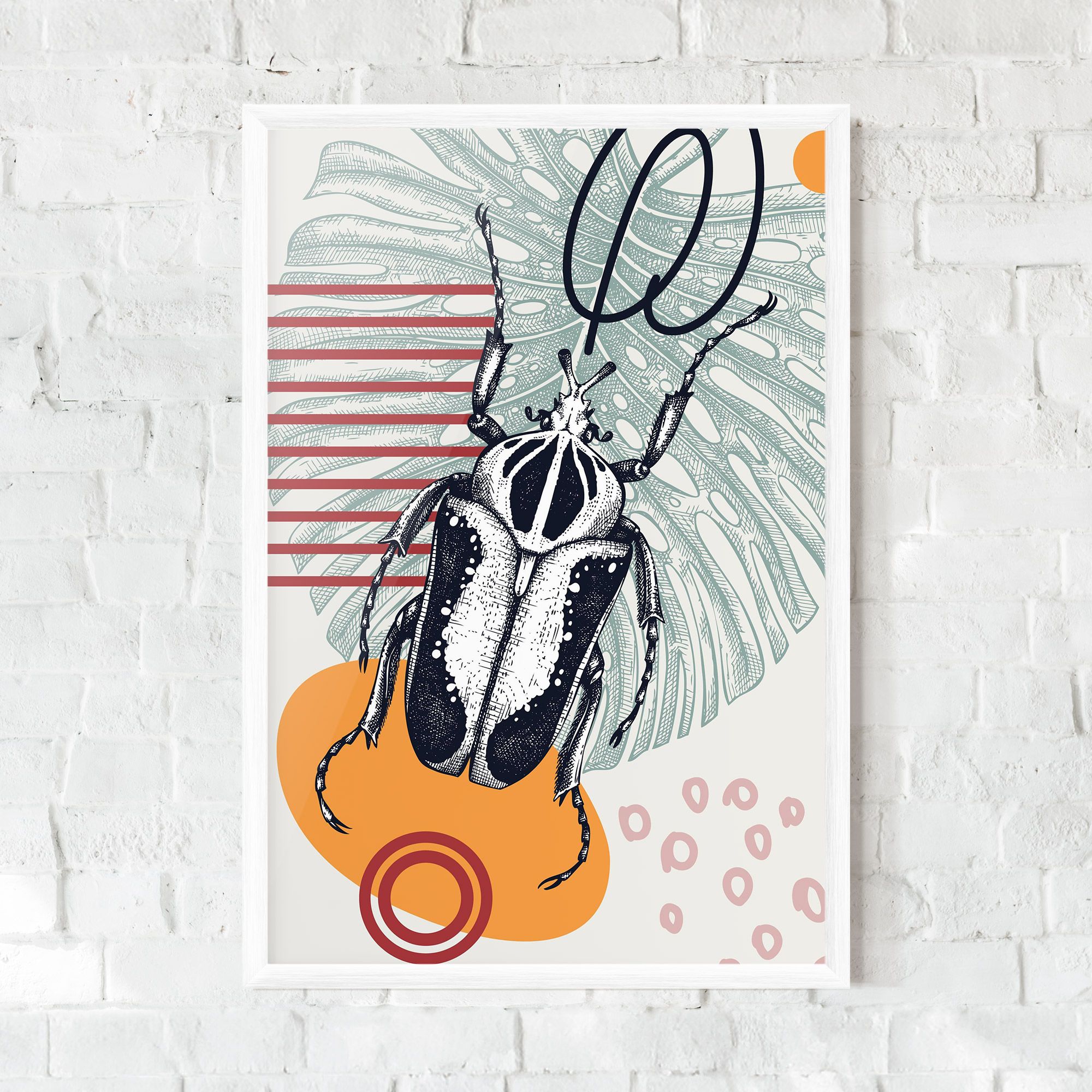 Insects Art Collage mockup 0