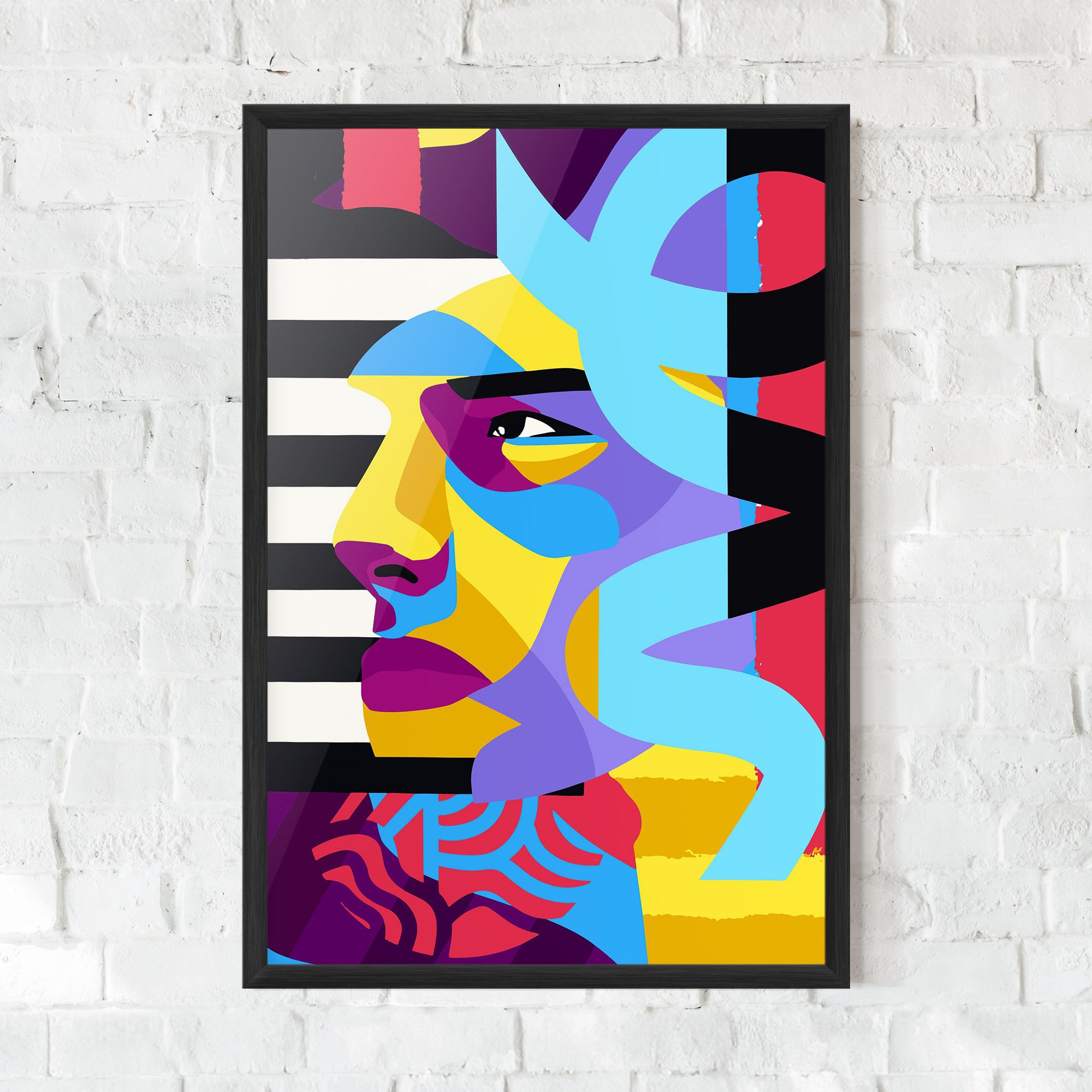 Abstract Male Face mockup 0
