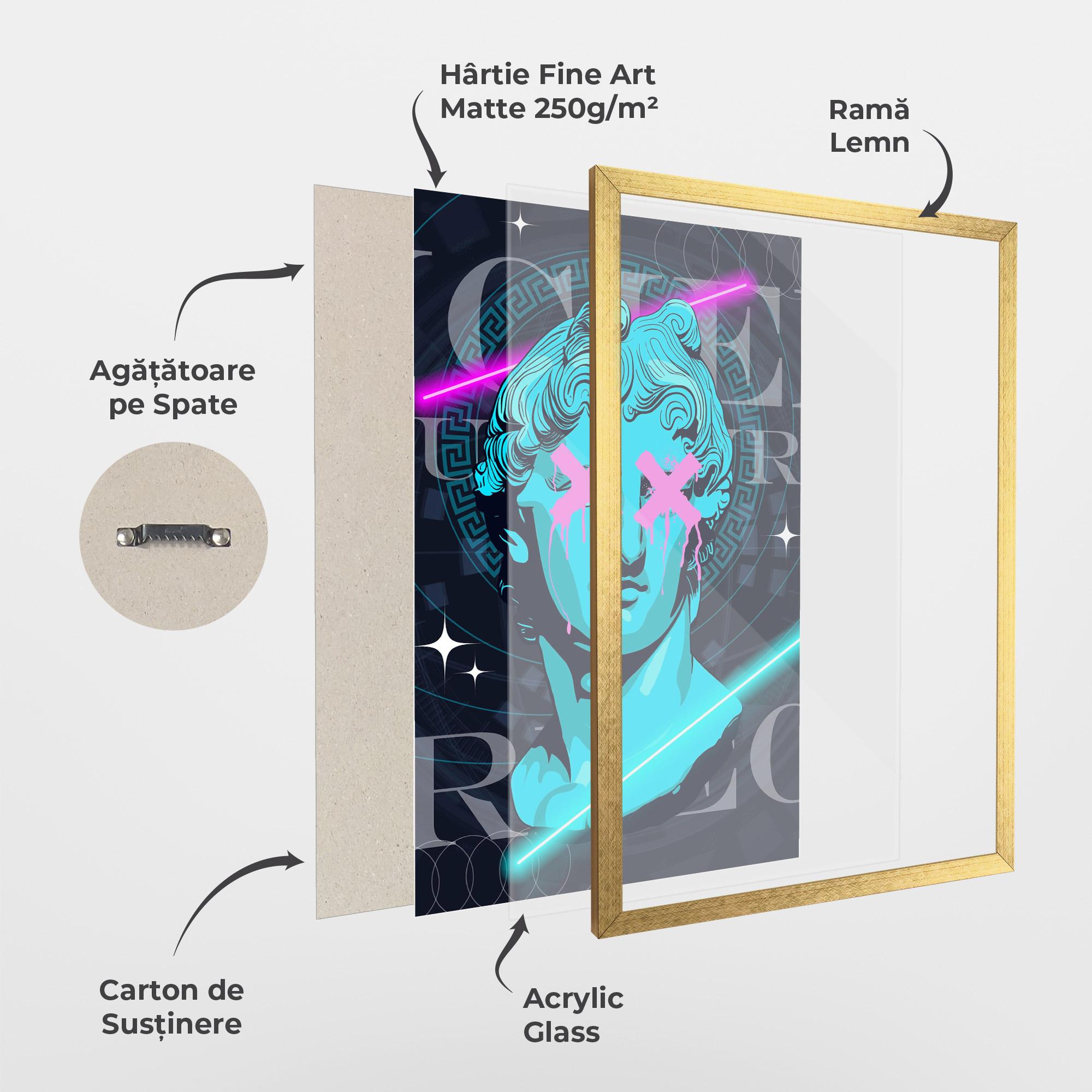 Poster Înrămat Sculptures mockup 1