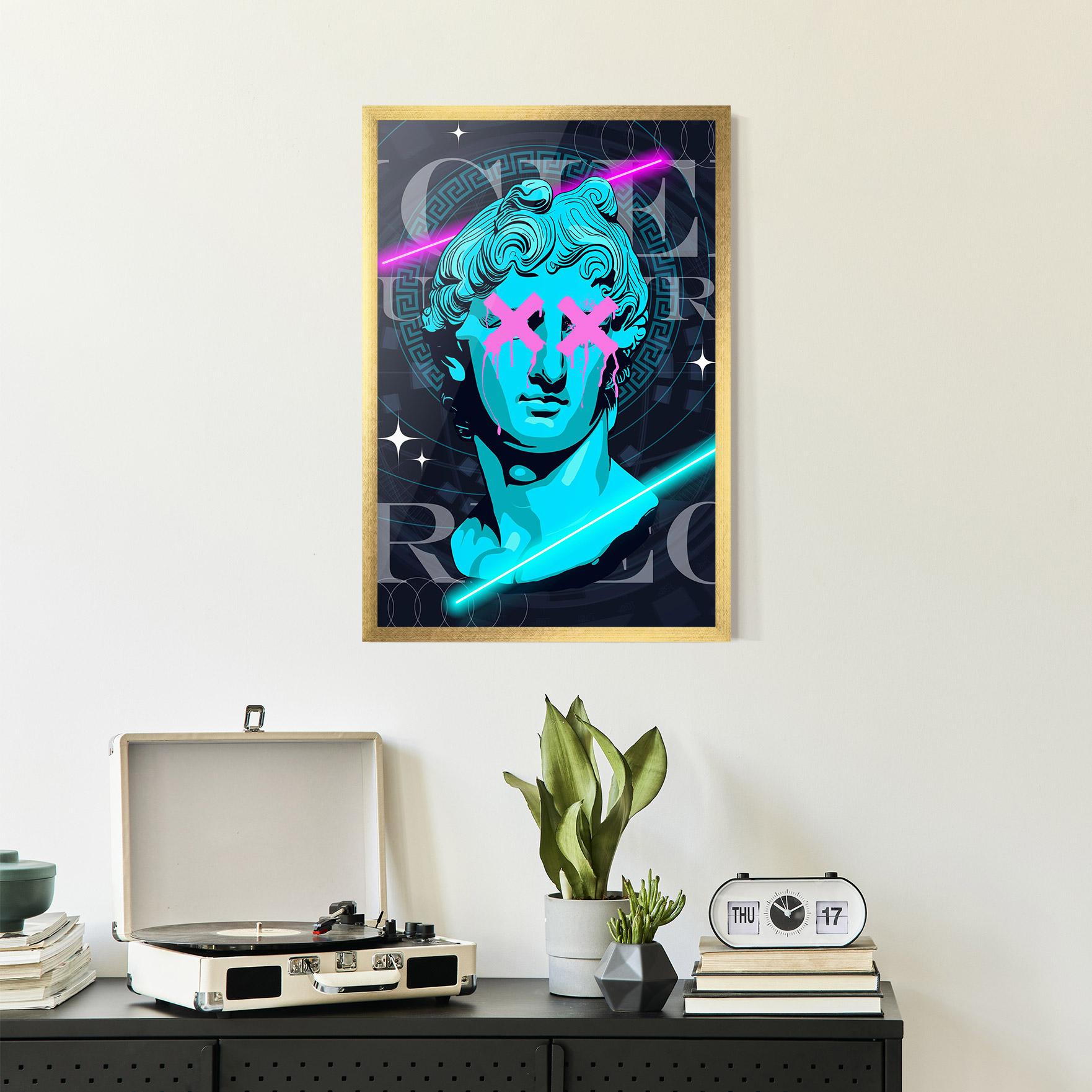 Poster Înrămat Sculptures mockup 2