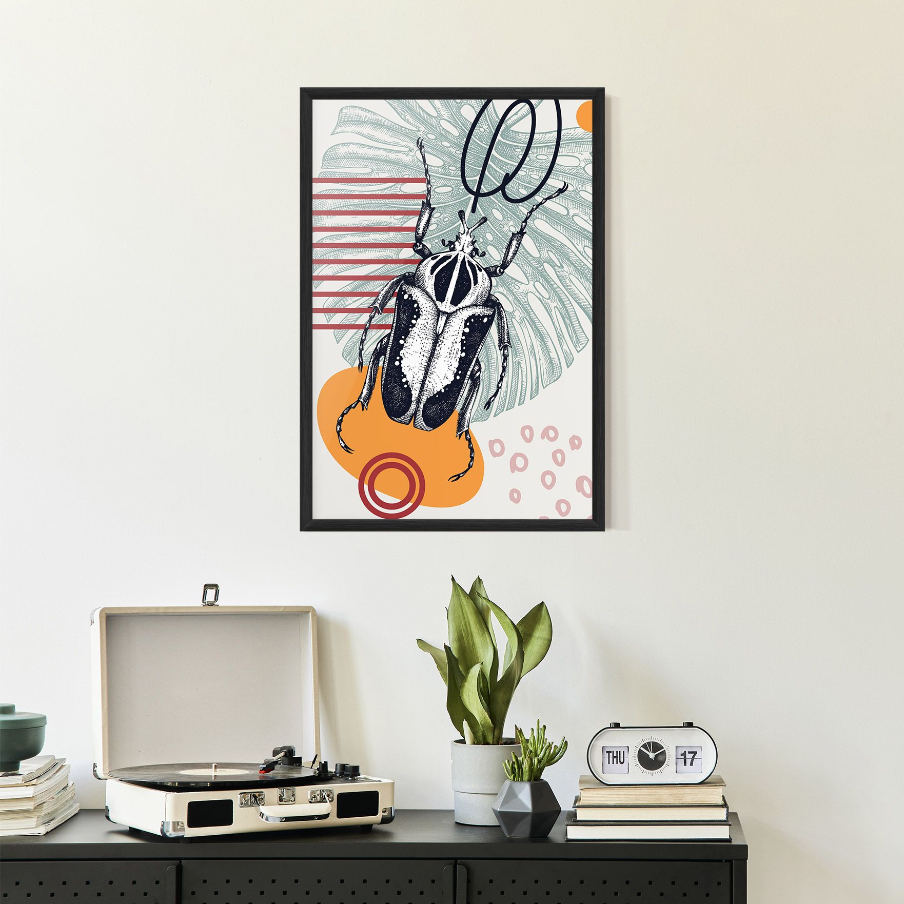 Insects Art Collage mockup 2