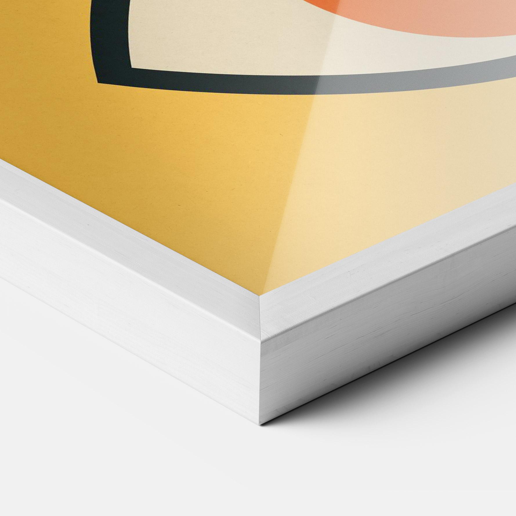 Poster Înrămat Blue Orange Eye mockup 3