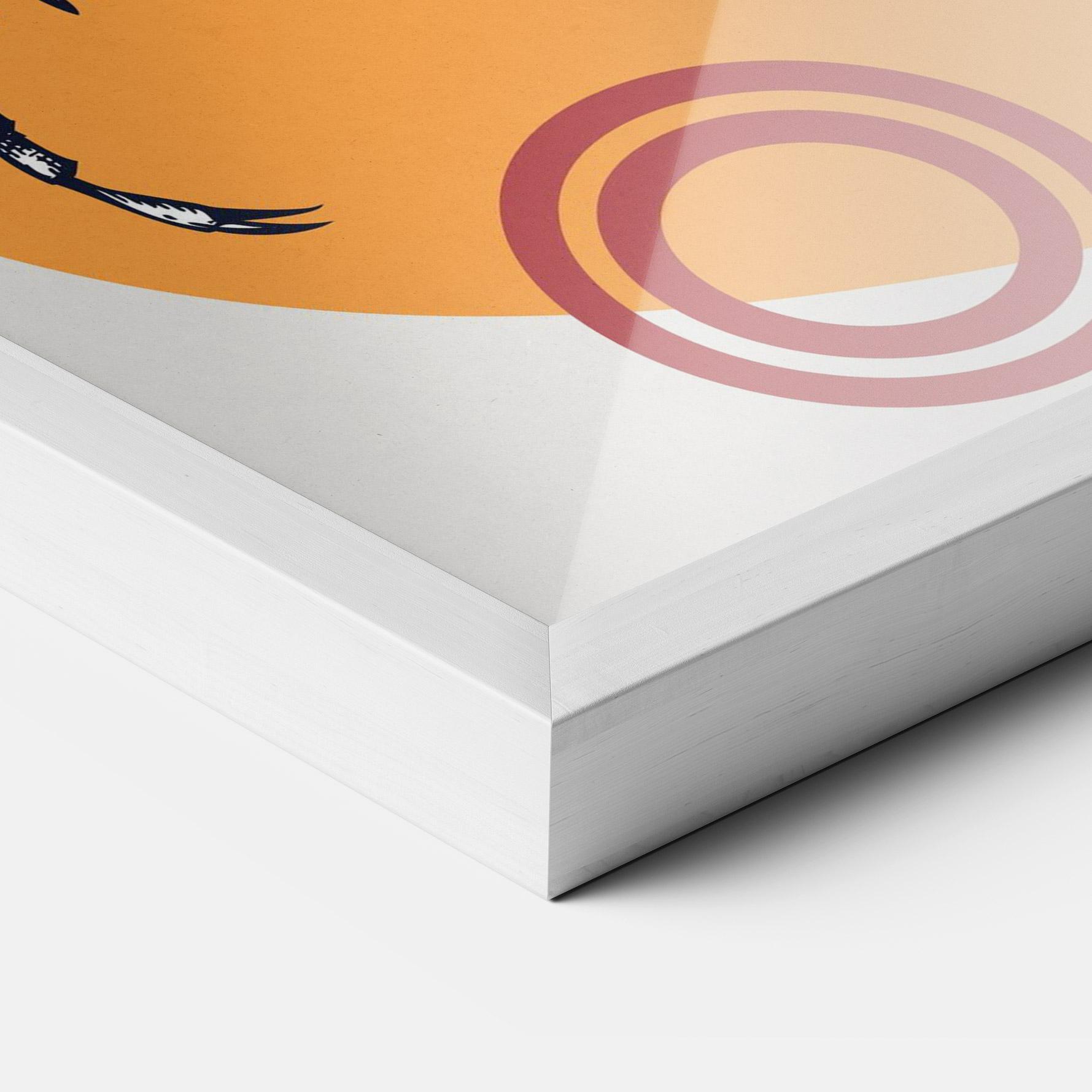 Poster Înrămat Insects Art Collage mockup 3