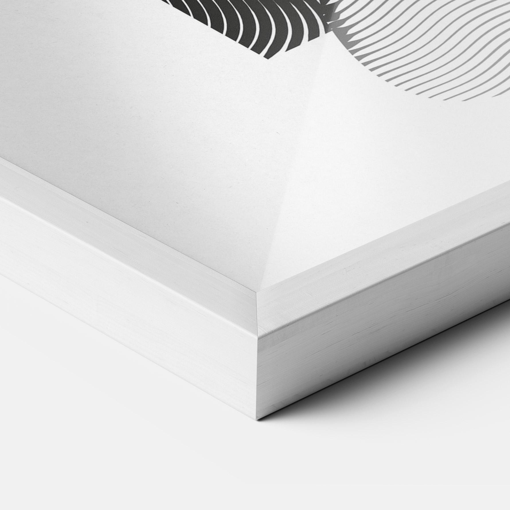 Poster Înrămat Orange Light Statue mockup 3