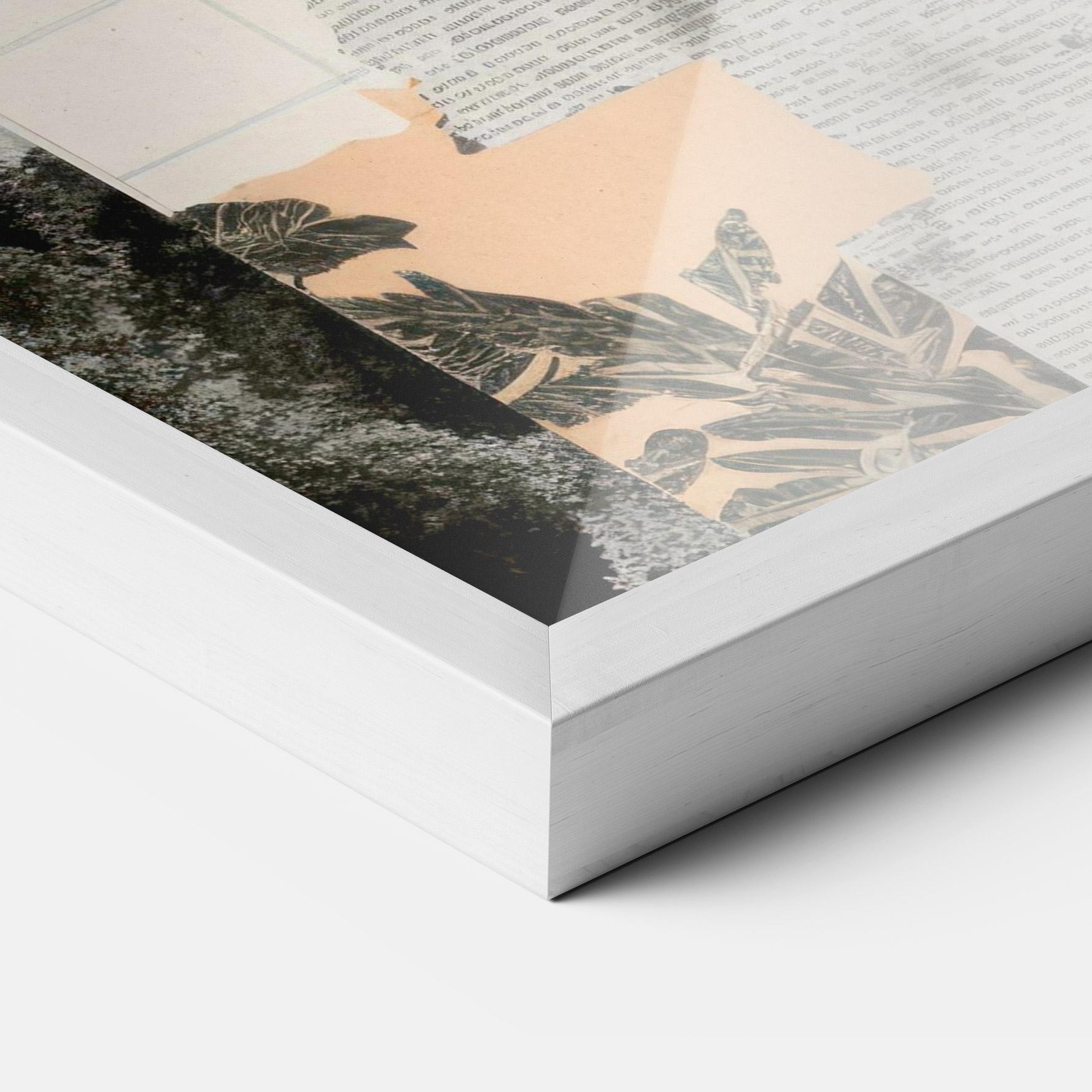 Poster Înrămat Vintage Collage mockup 3