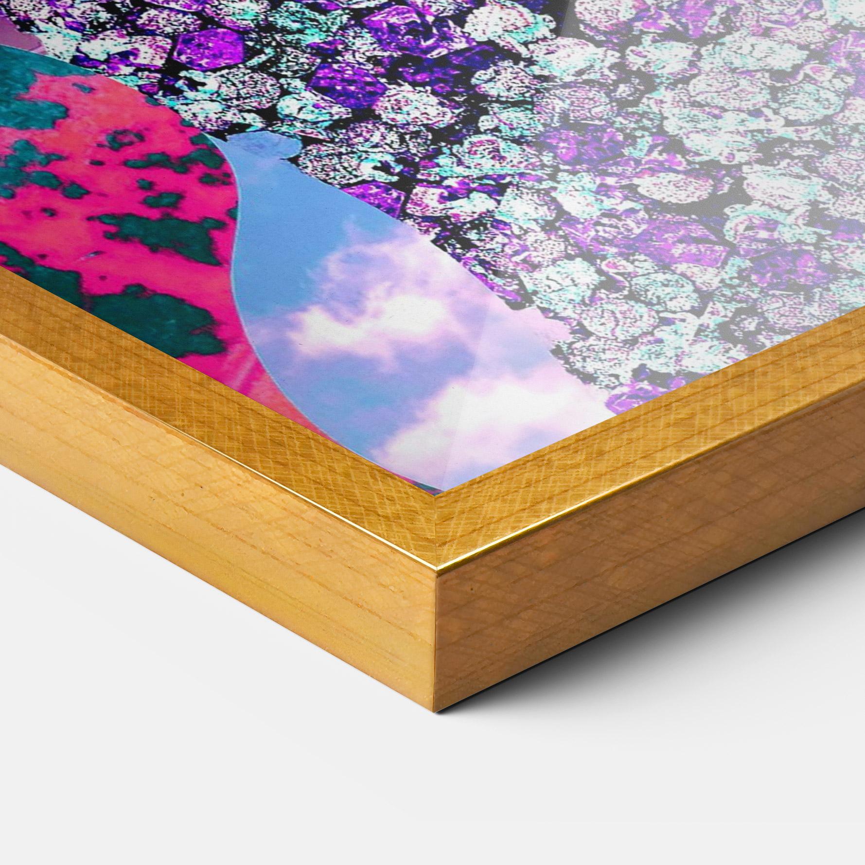 Poster Înrămat Art Collage Lady mockup 3