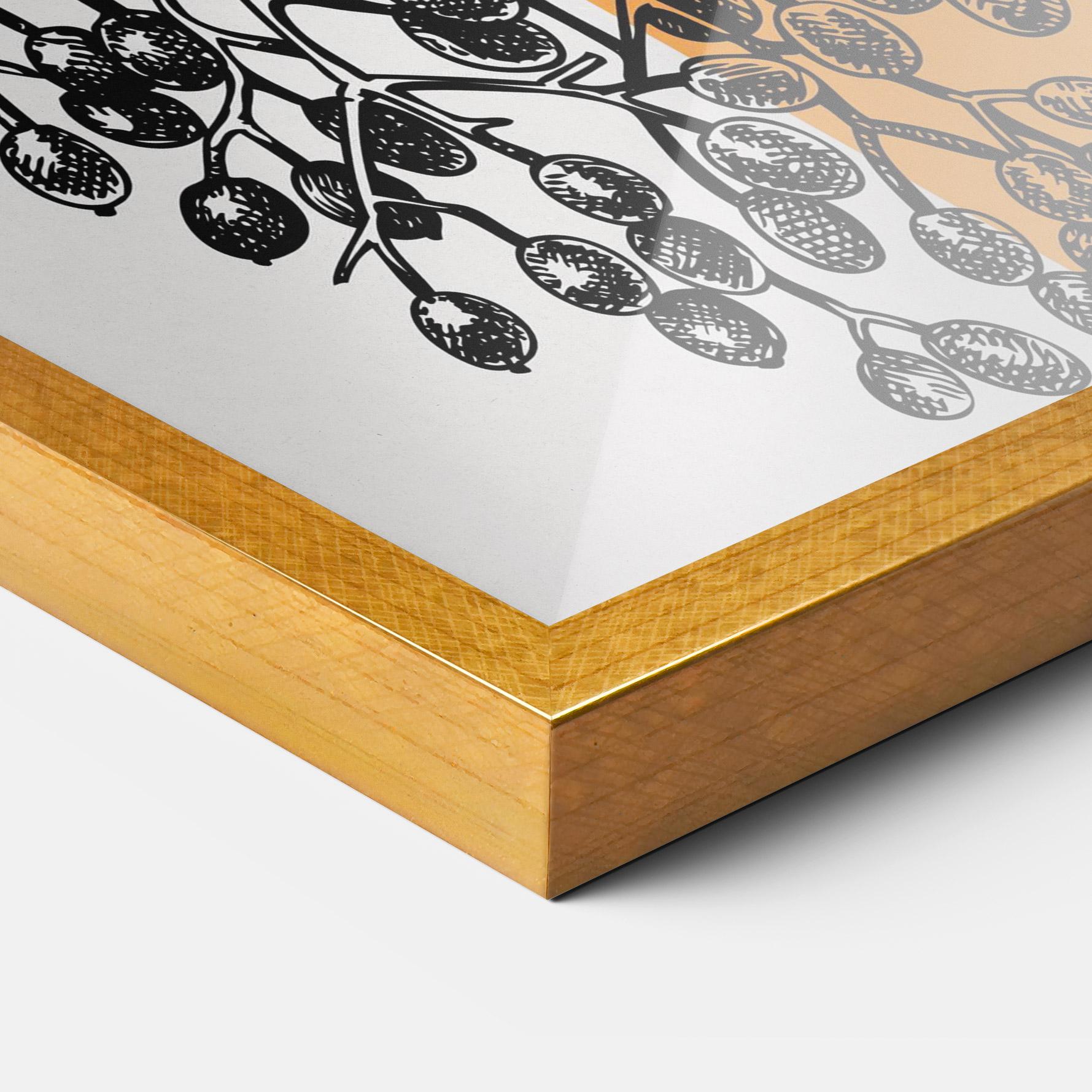 Poster Înrămat Bird Collage mockup 3