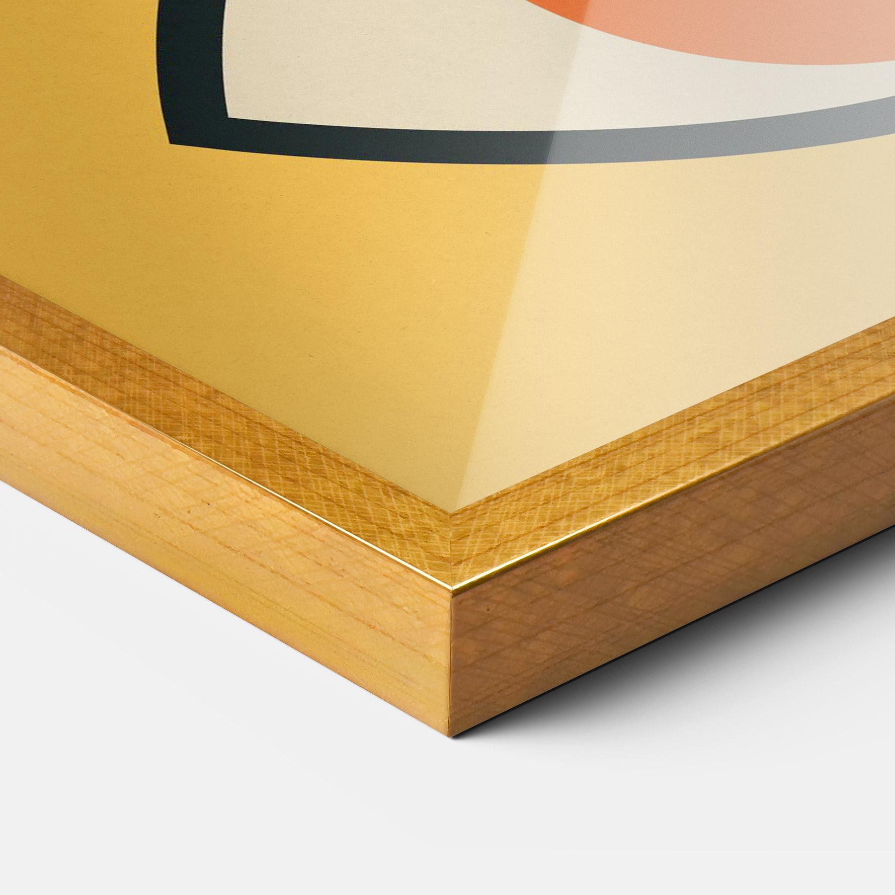 Poster Înrămat Blue Orange Eye mockup 3