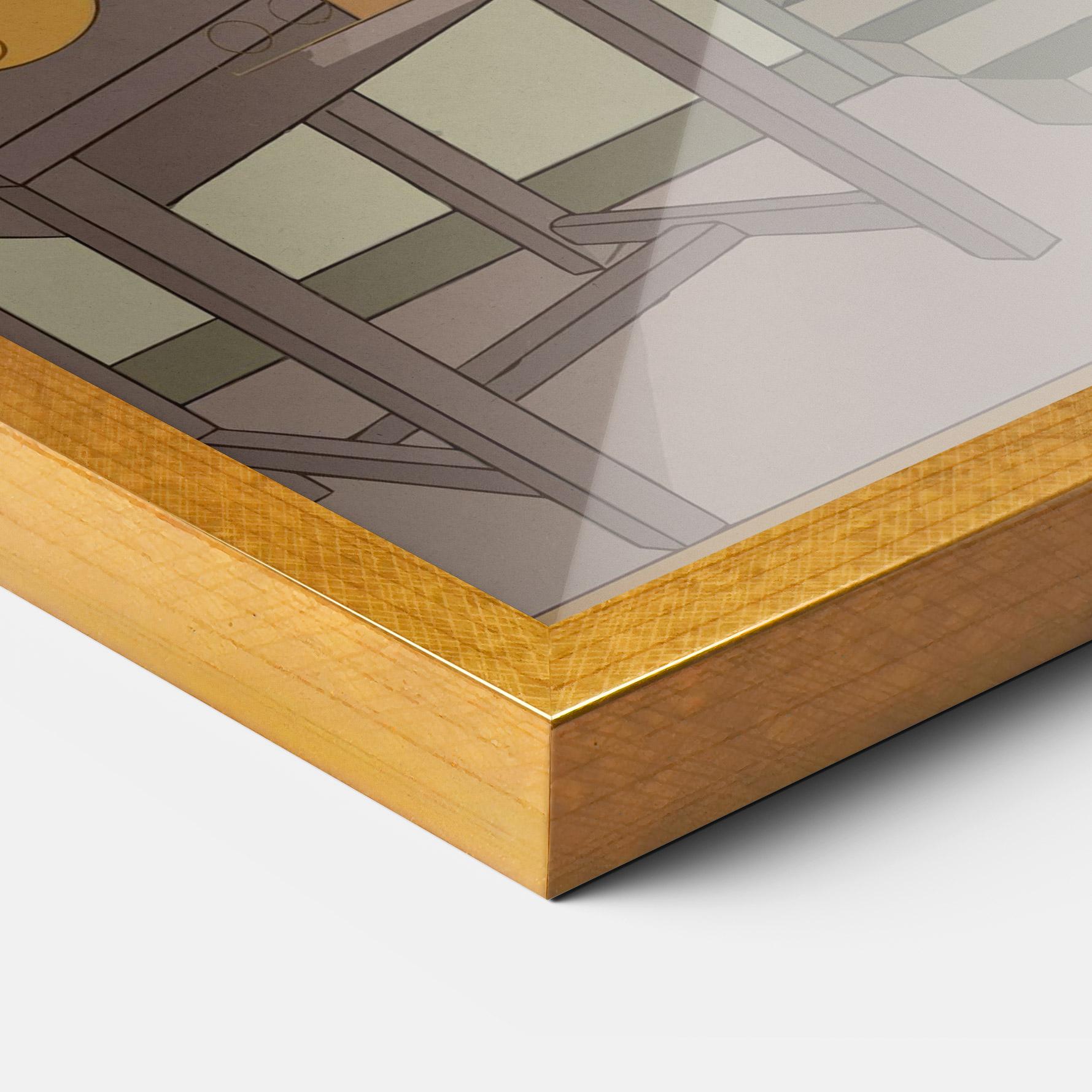 Poster Înrămat Eyes Man mockup 3