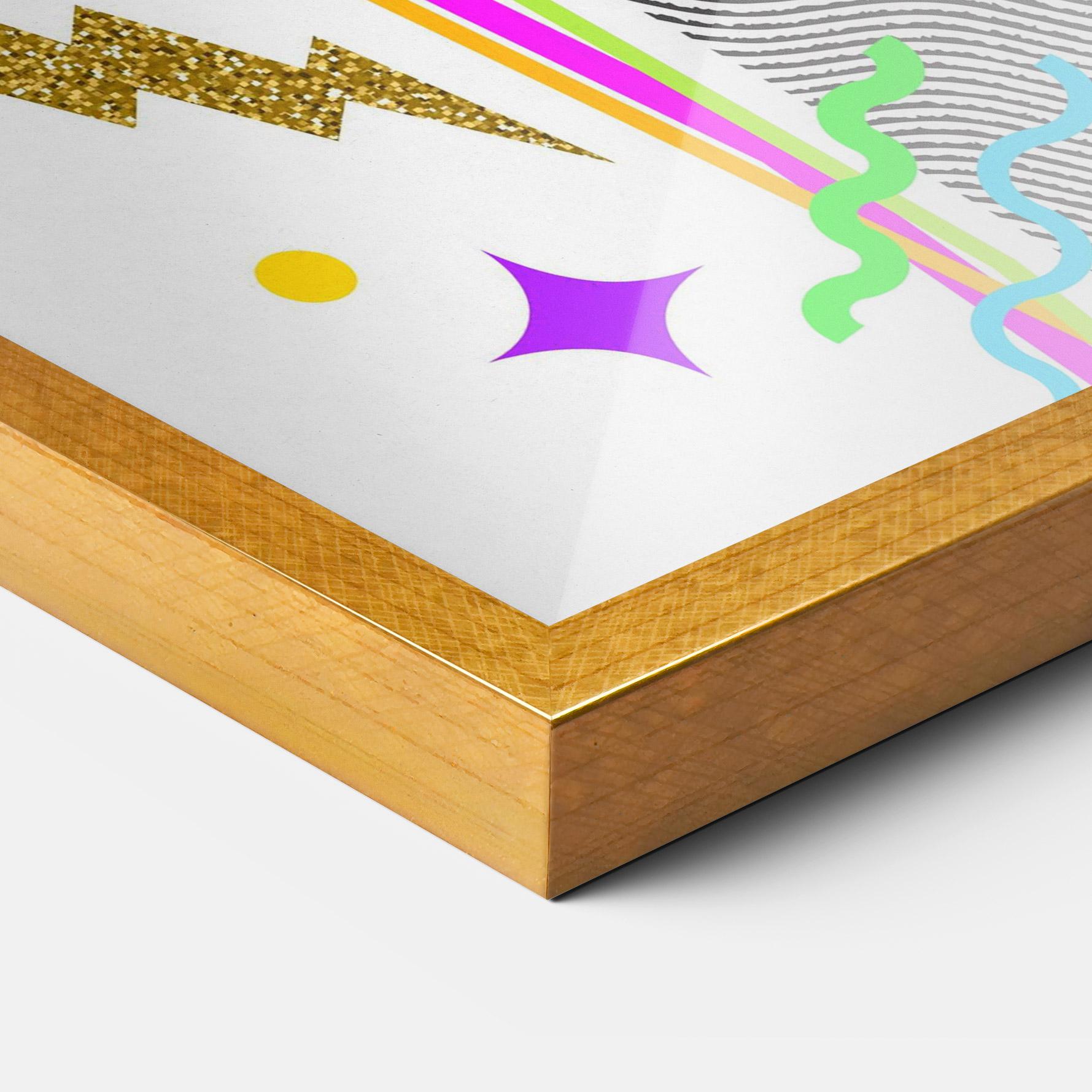 Poster Înrămat Hand Sign Art mockup 3