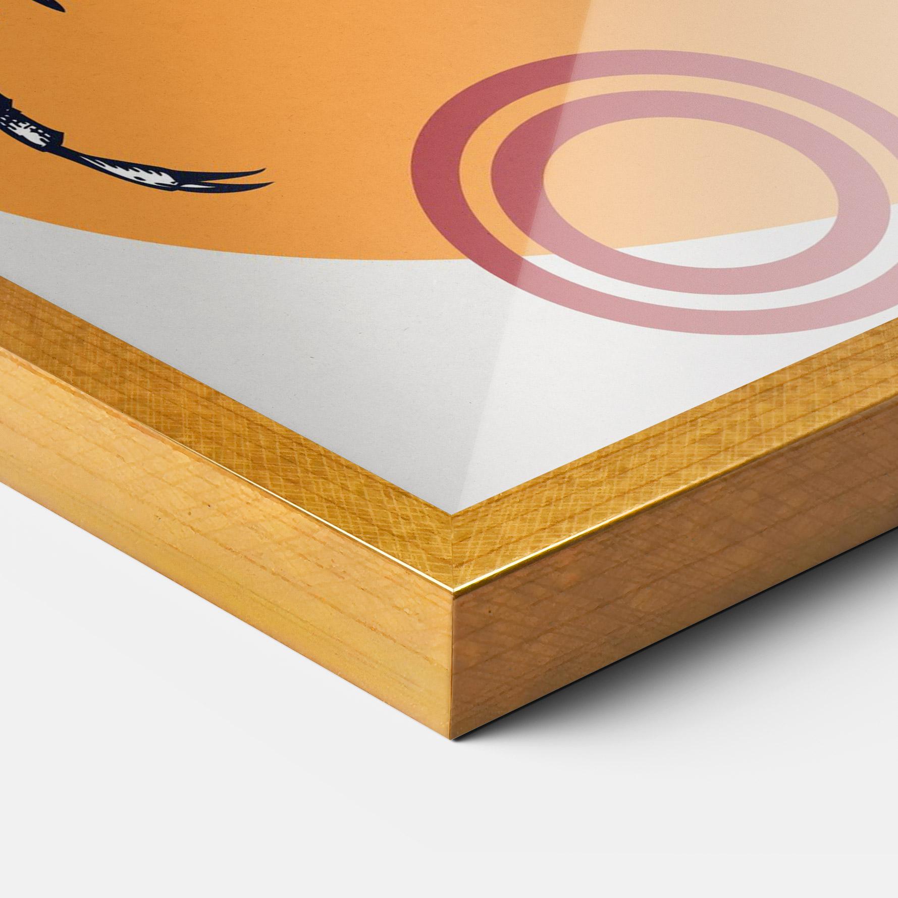 Poster Înrămat Insects Art Collage mockup 3