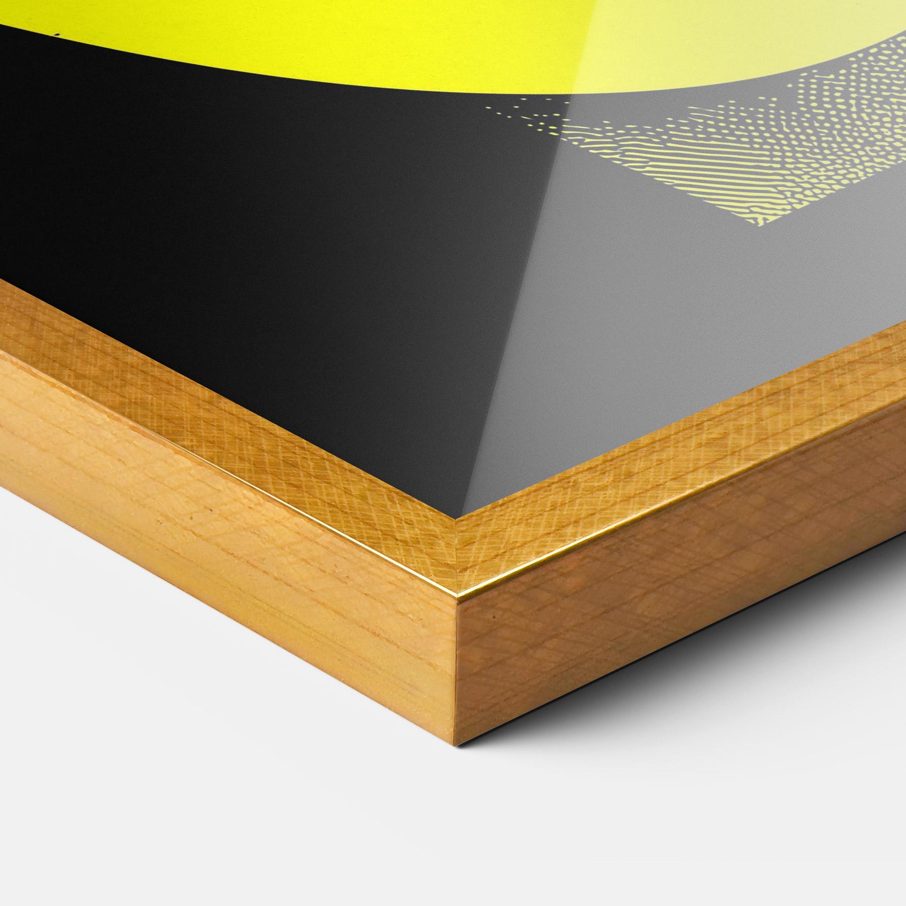 Poster Înrămat Jaguar Woman Art mockup 3