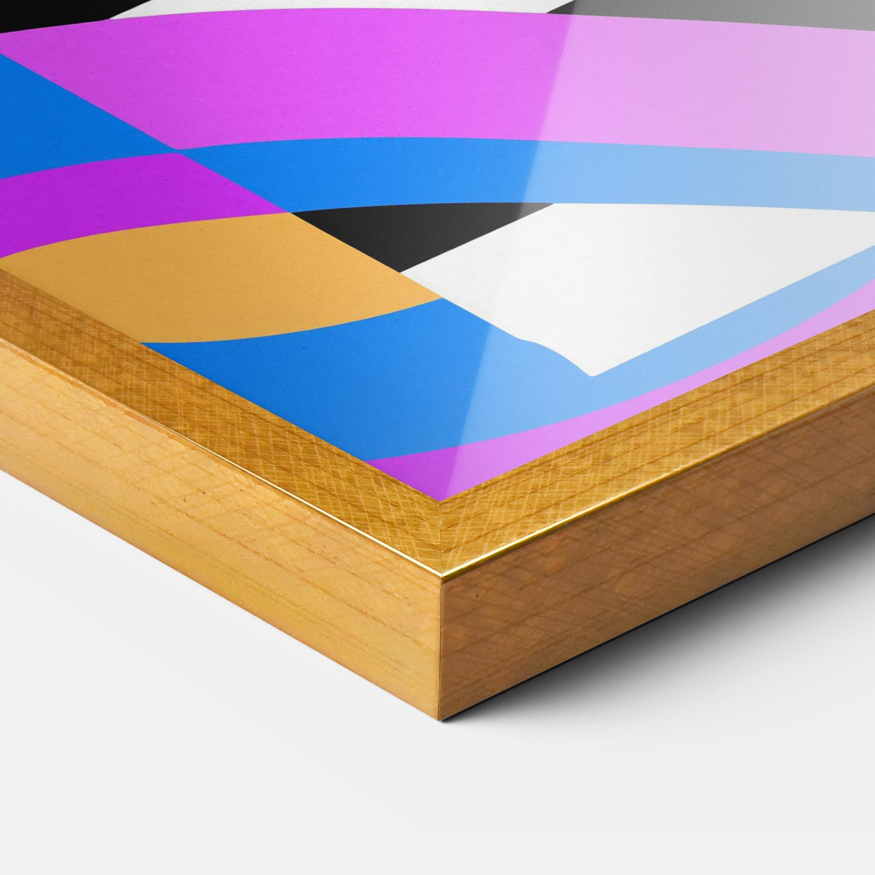 Poster Înrămat Woman Art Face mockup 3