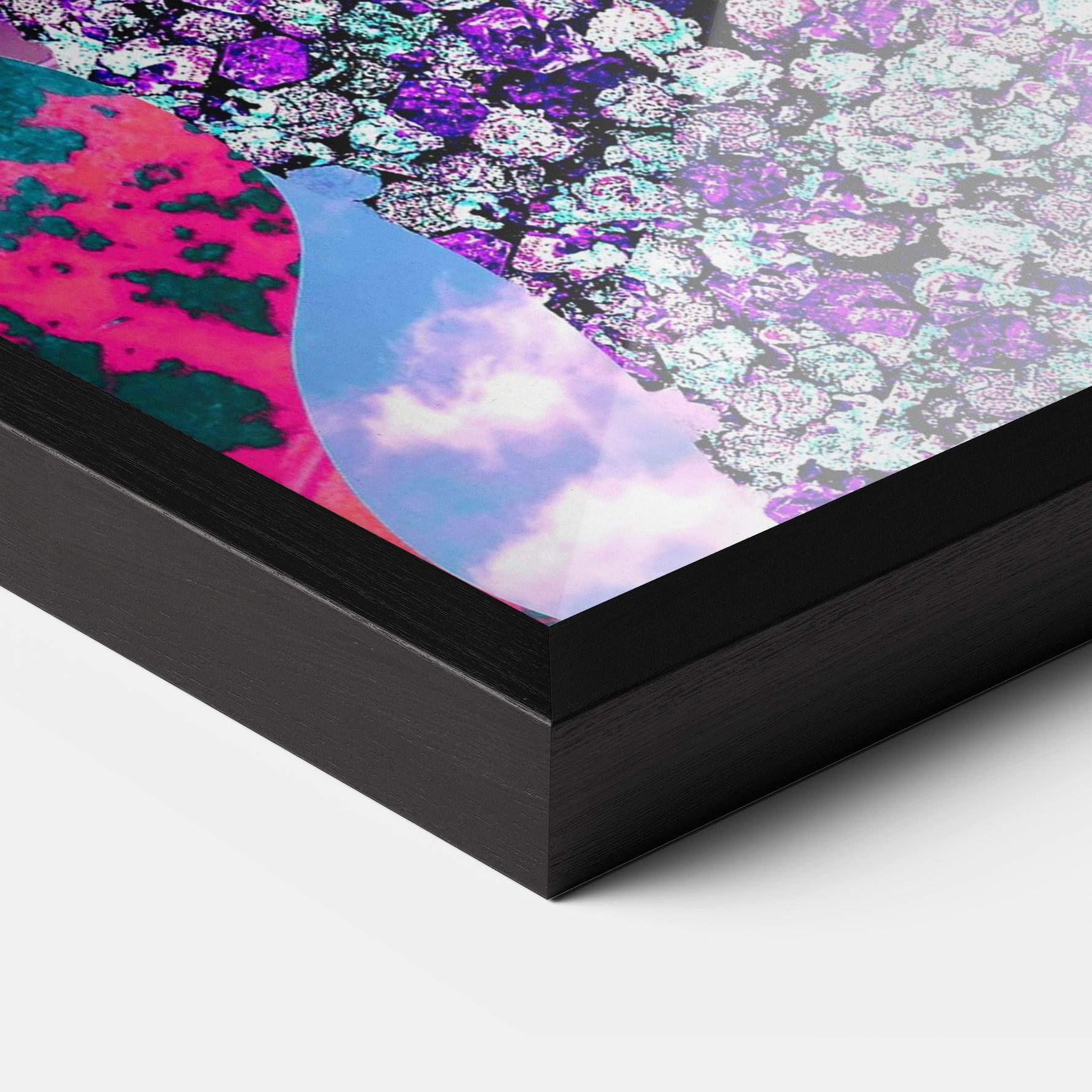 Poster Înrămat Art Collage Lady mockup 3