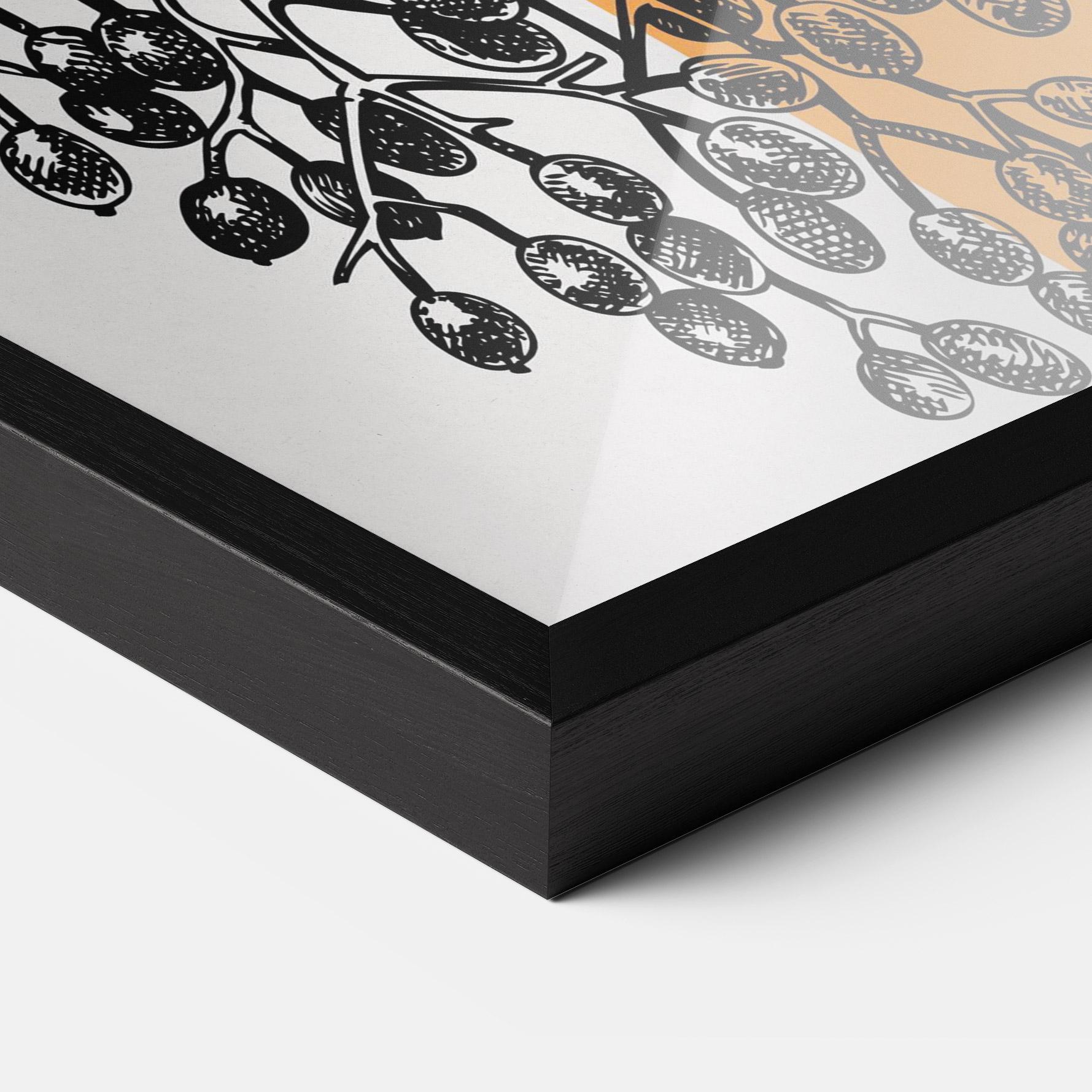 Poster Înrămat Bird Collage mockup 3