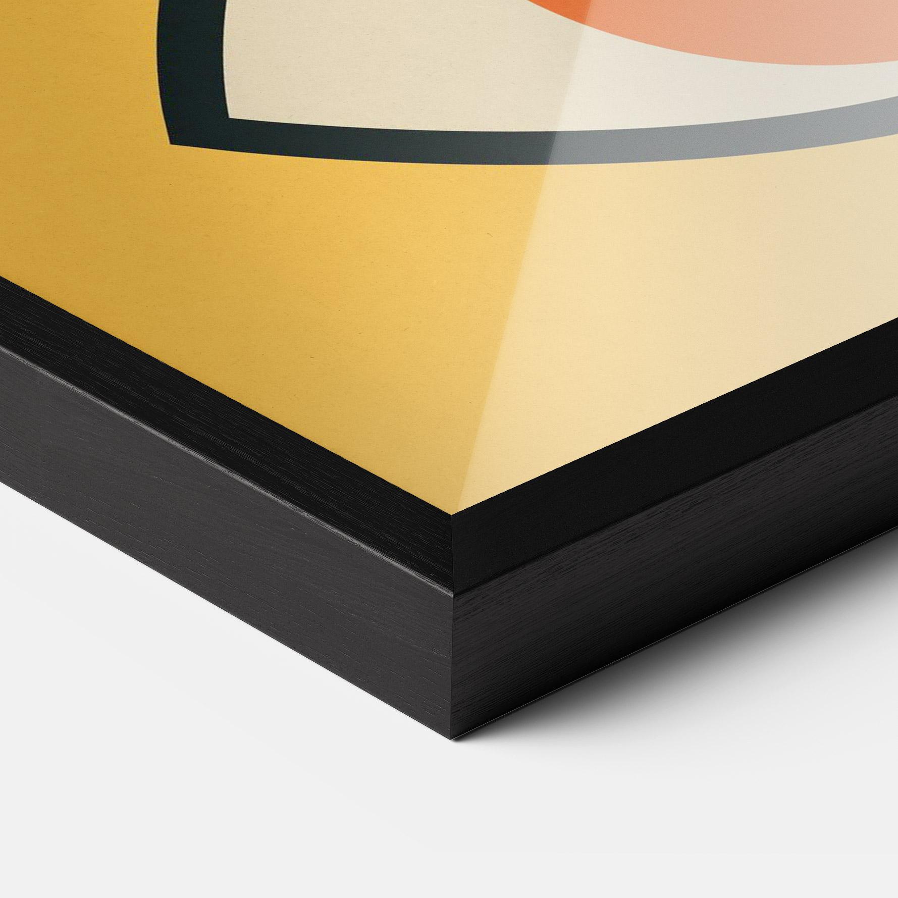 Poster Înrămat Blue Orange Eye mockup 3