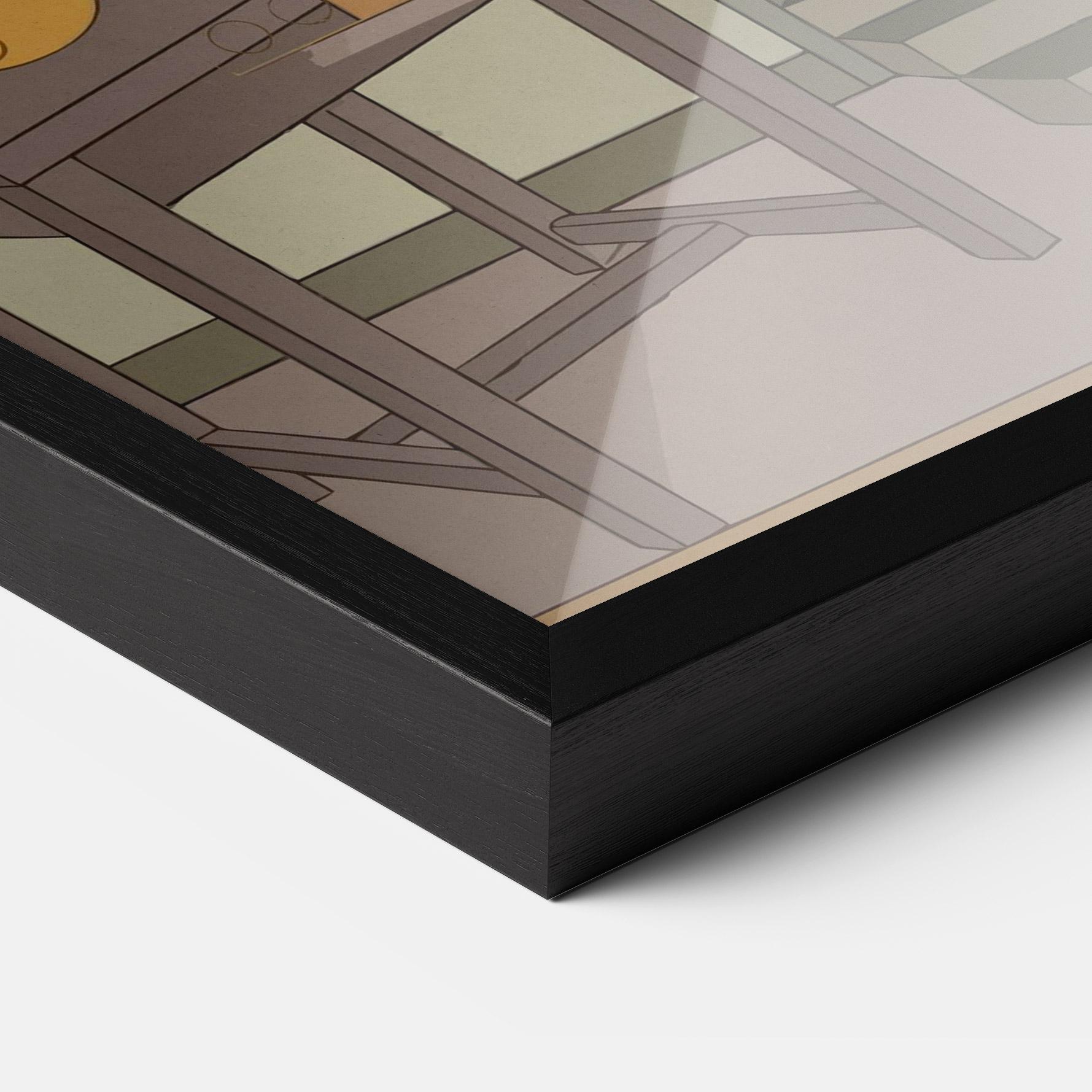 Poster Înrămat Eyes Man mockup 3