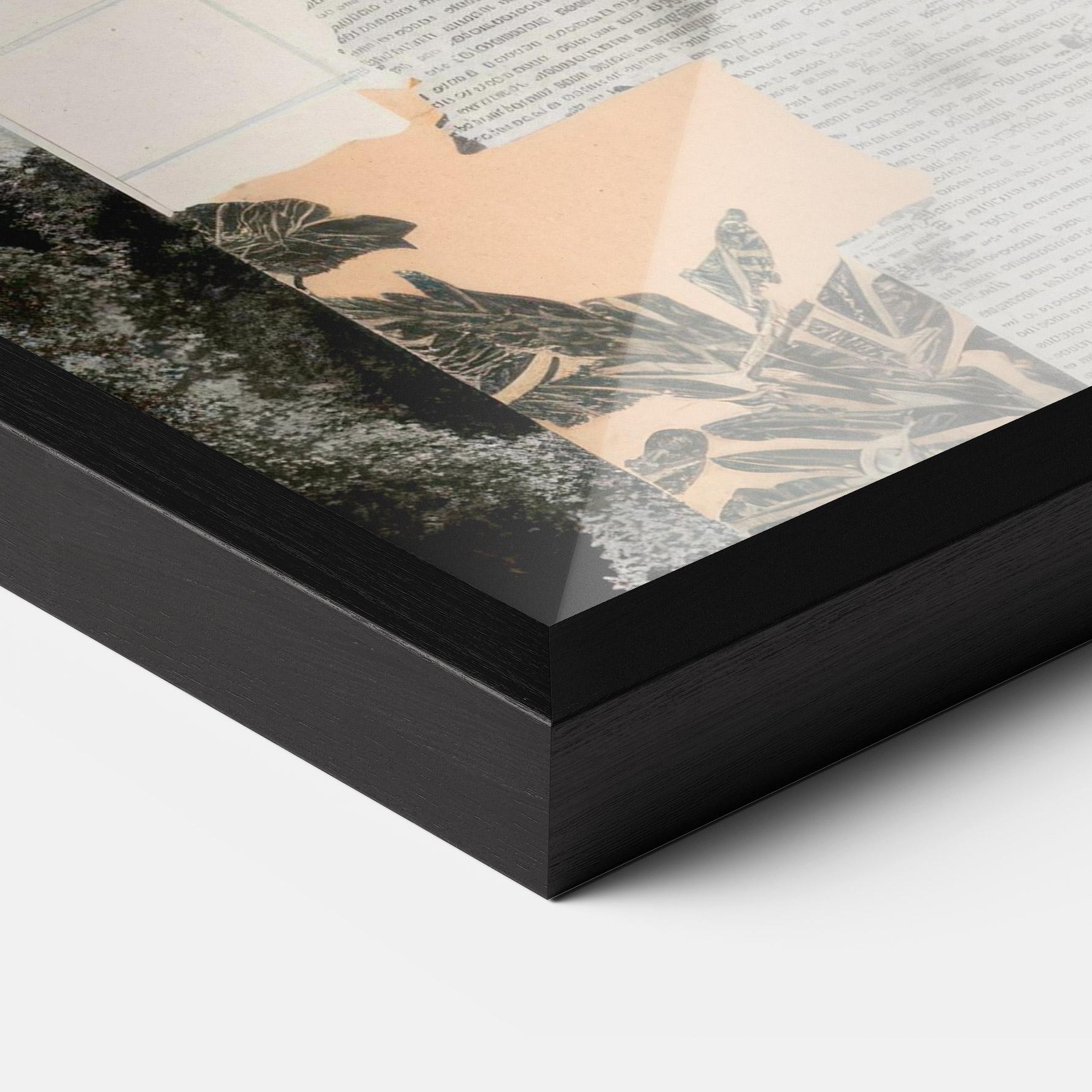 Poster Înrămat Vintage Collage mockup 3