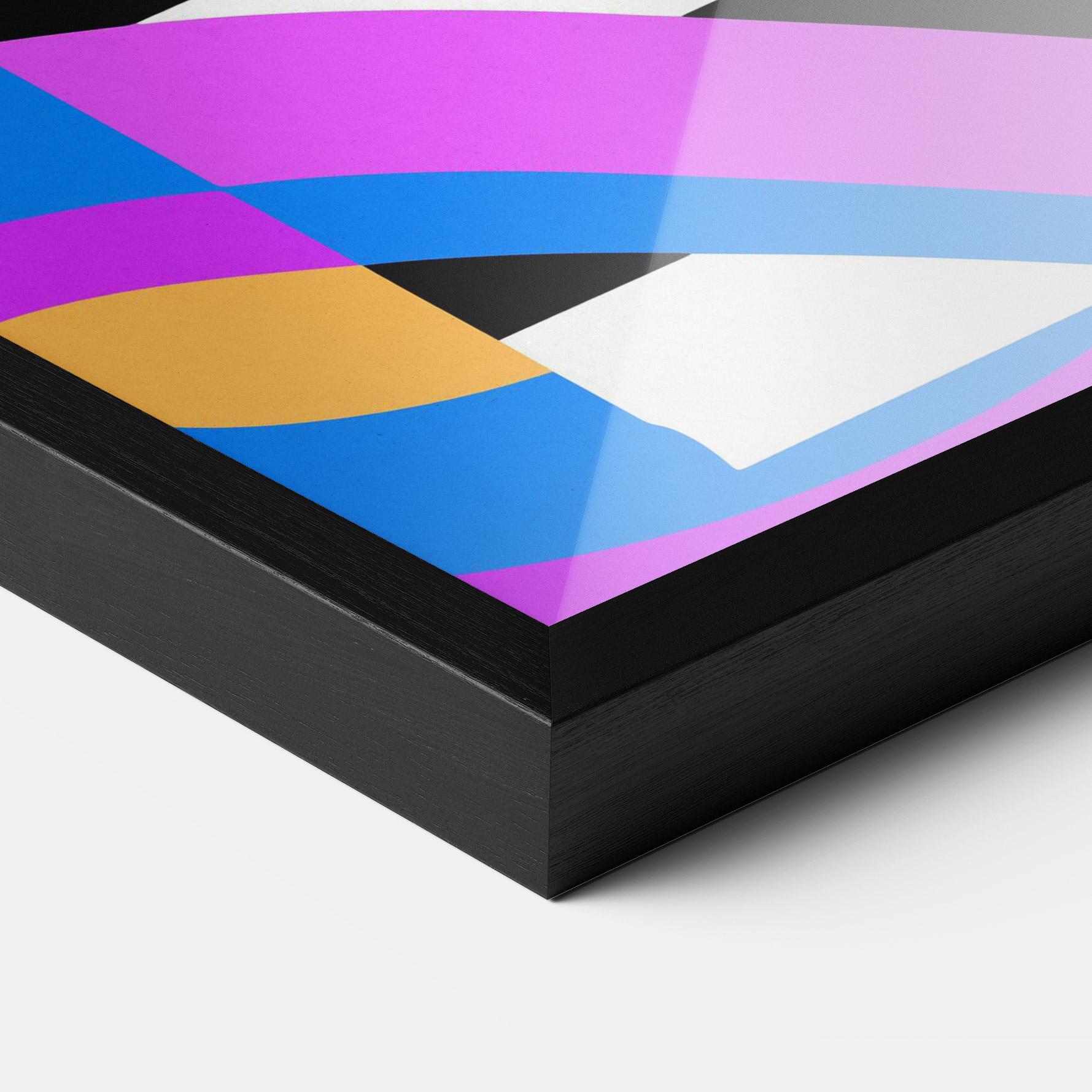 Poster Înrămat Woman Art Face mockup 3