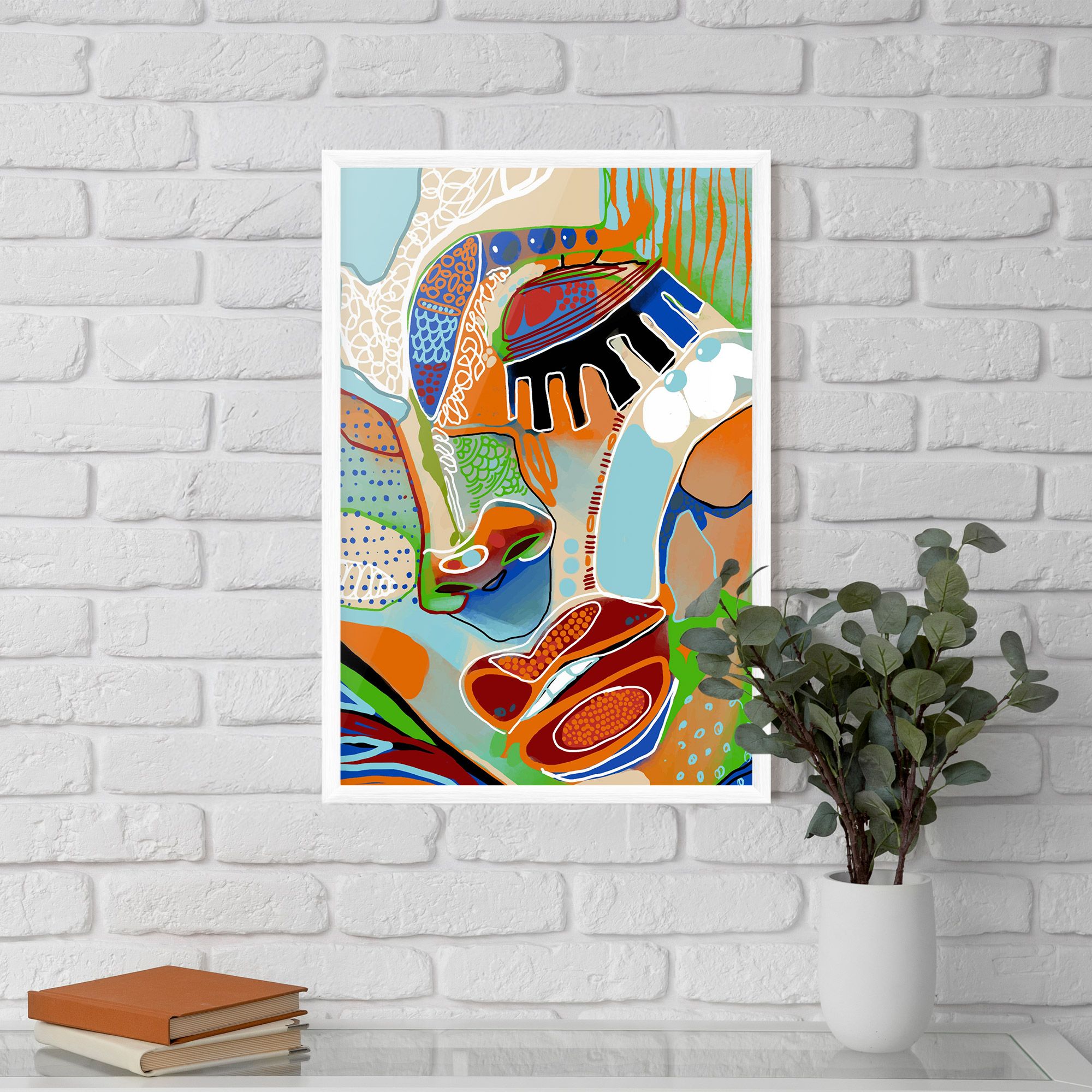 Abstract Face Art mockup 5