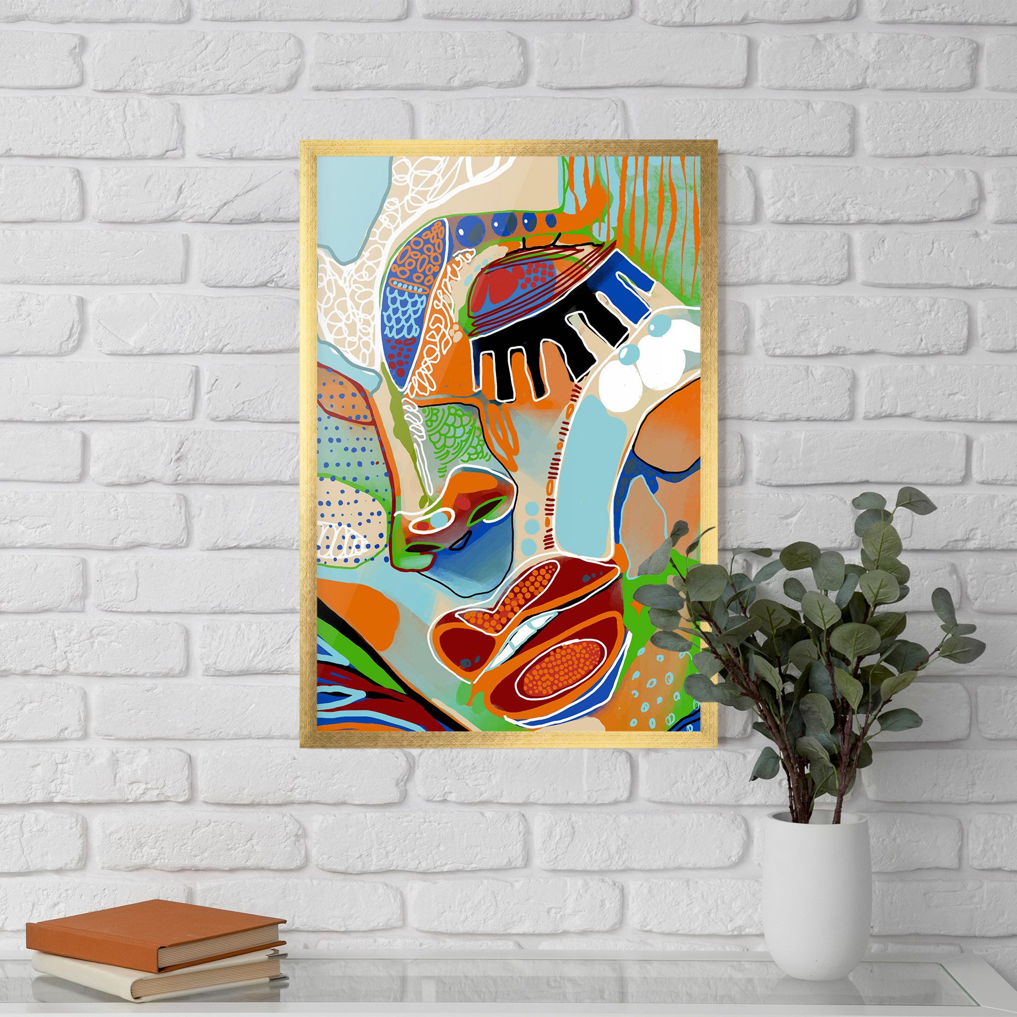 Abstract Face Art mockup 5