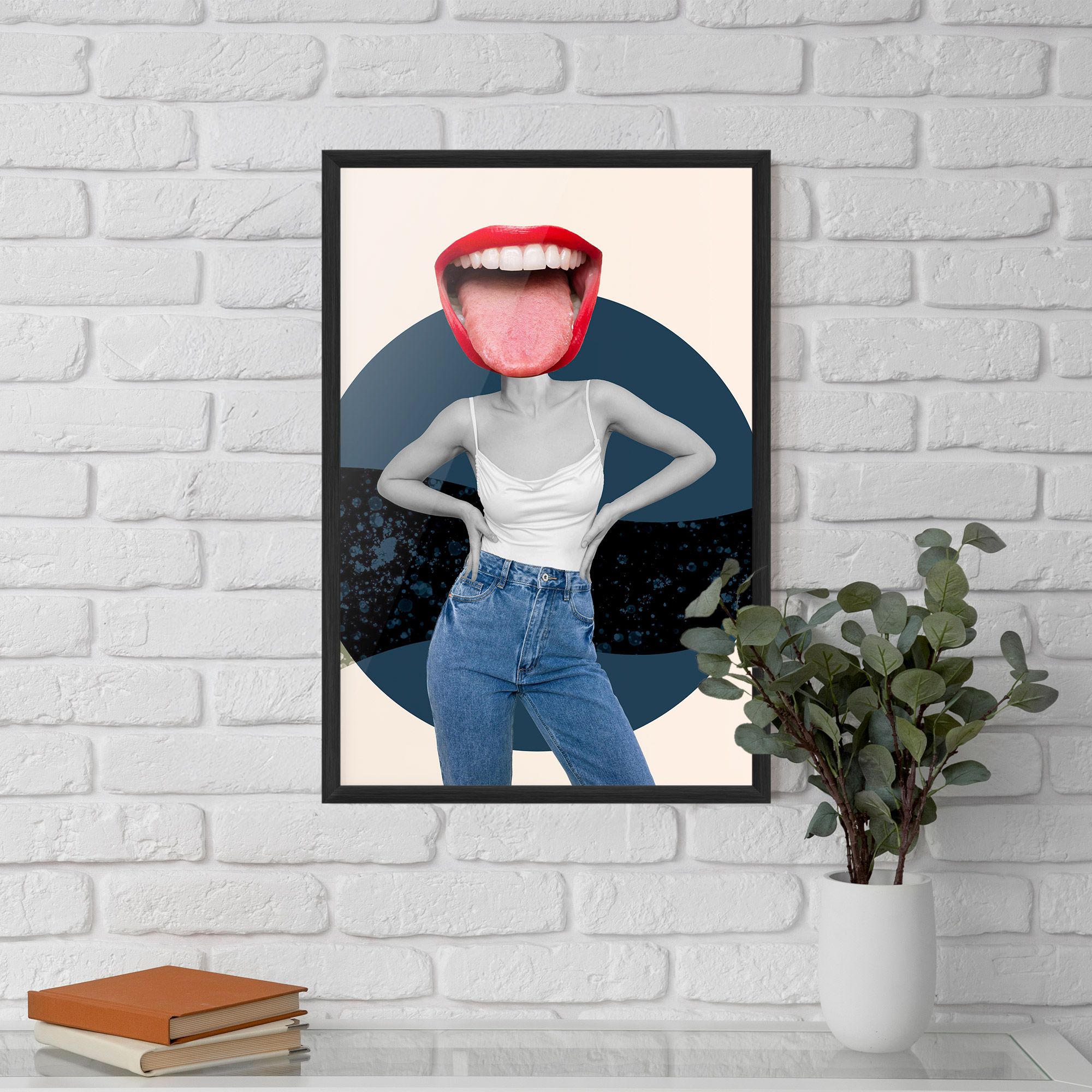 Blue Jeans Lips mockup 5